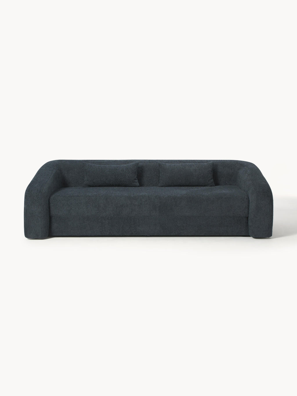 Galeriebild 1 - Schlafsofa Eliot (3-Sitzer) aus Teddy-Bouclé
