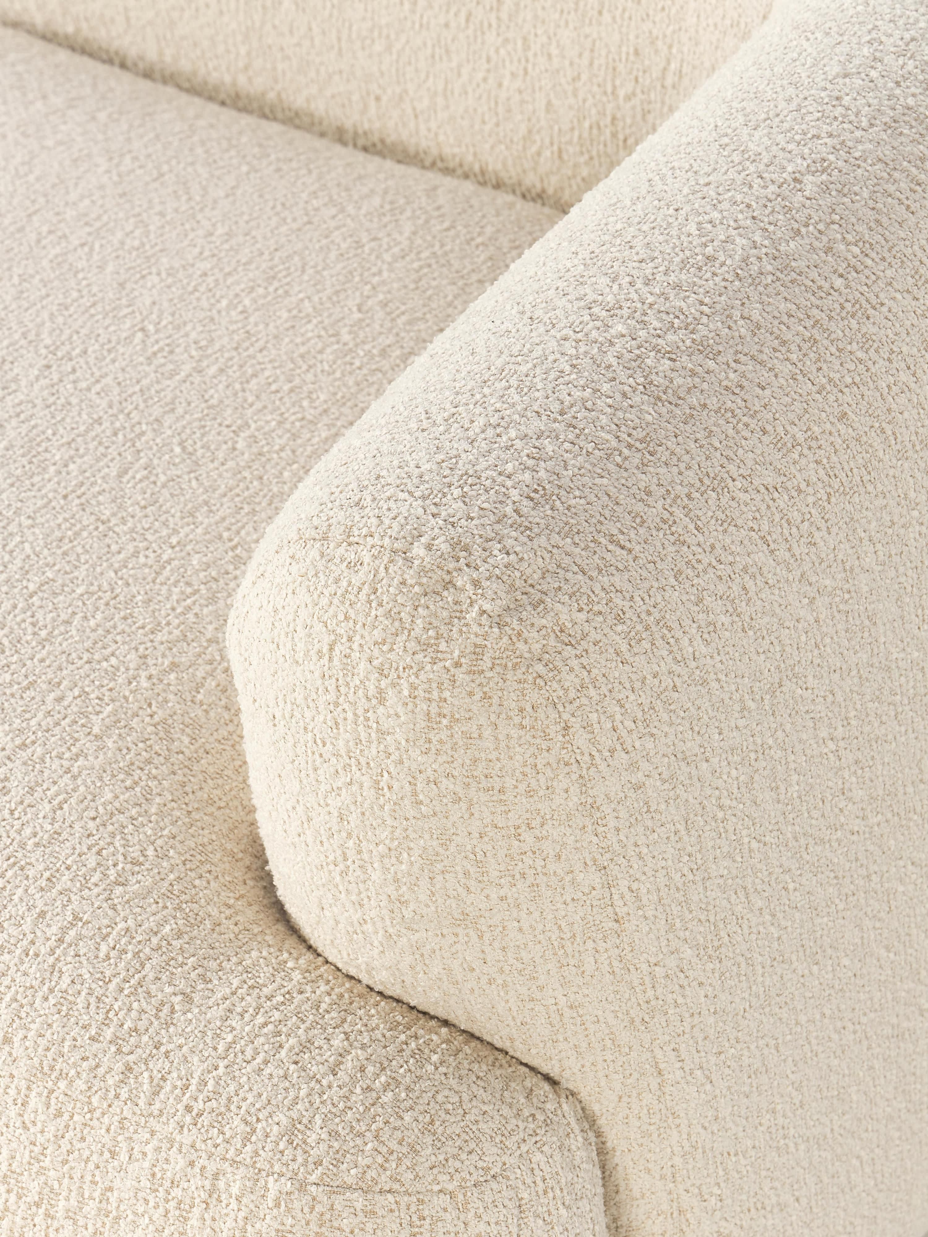 Modulare Bouclé-Chaise Sofia (2-Sitzer)