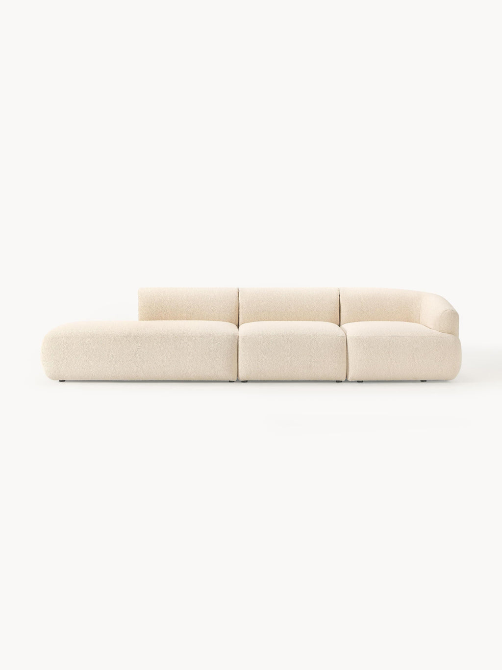 Galeriebild 1 - Modulare Bouclé-Chaise Sofia (2-Sitzer)