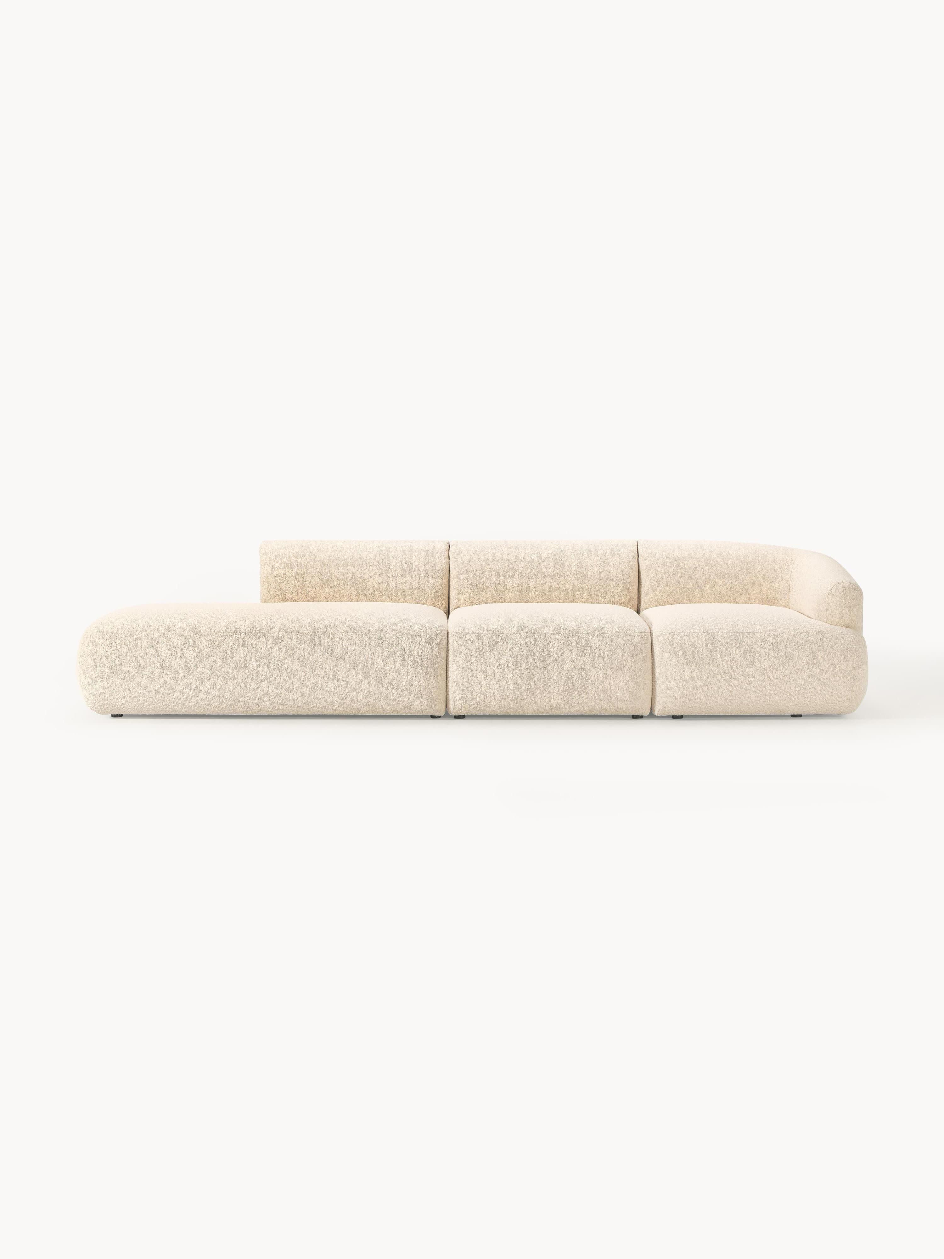 Galeriebild 1 - Modulare Bouclé-Chaise Sofia (2-Sitzer)