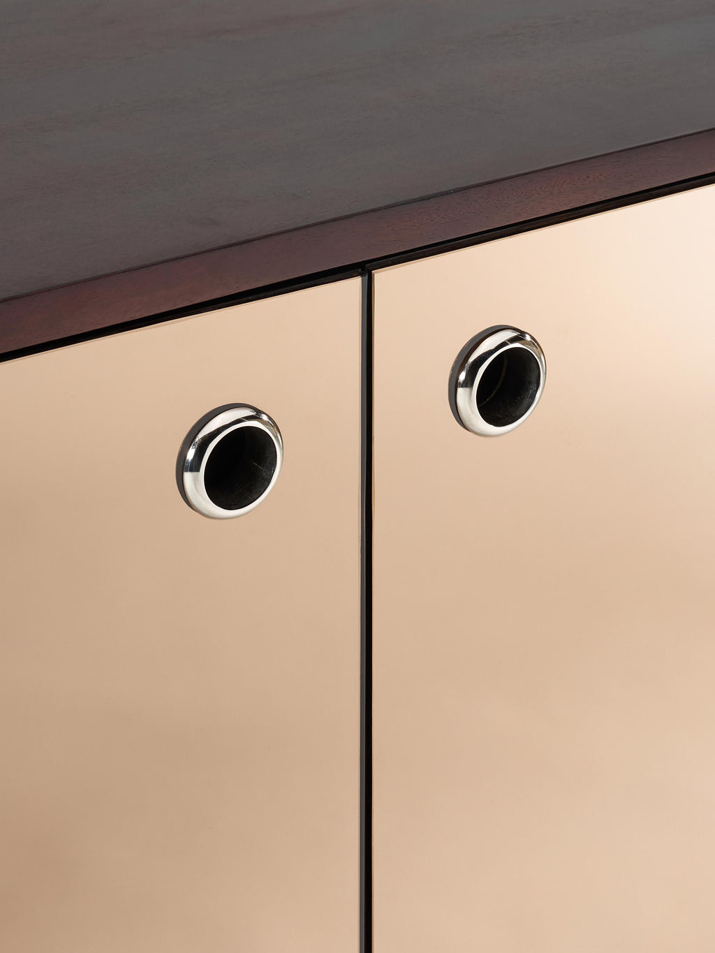 Highboard Scarlett mit Spiegelglas-Türen