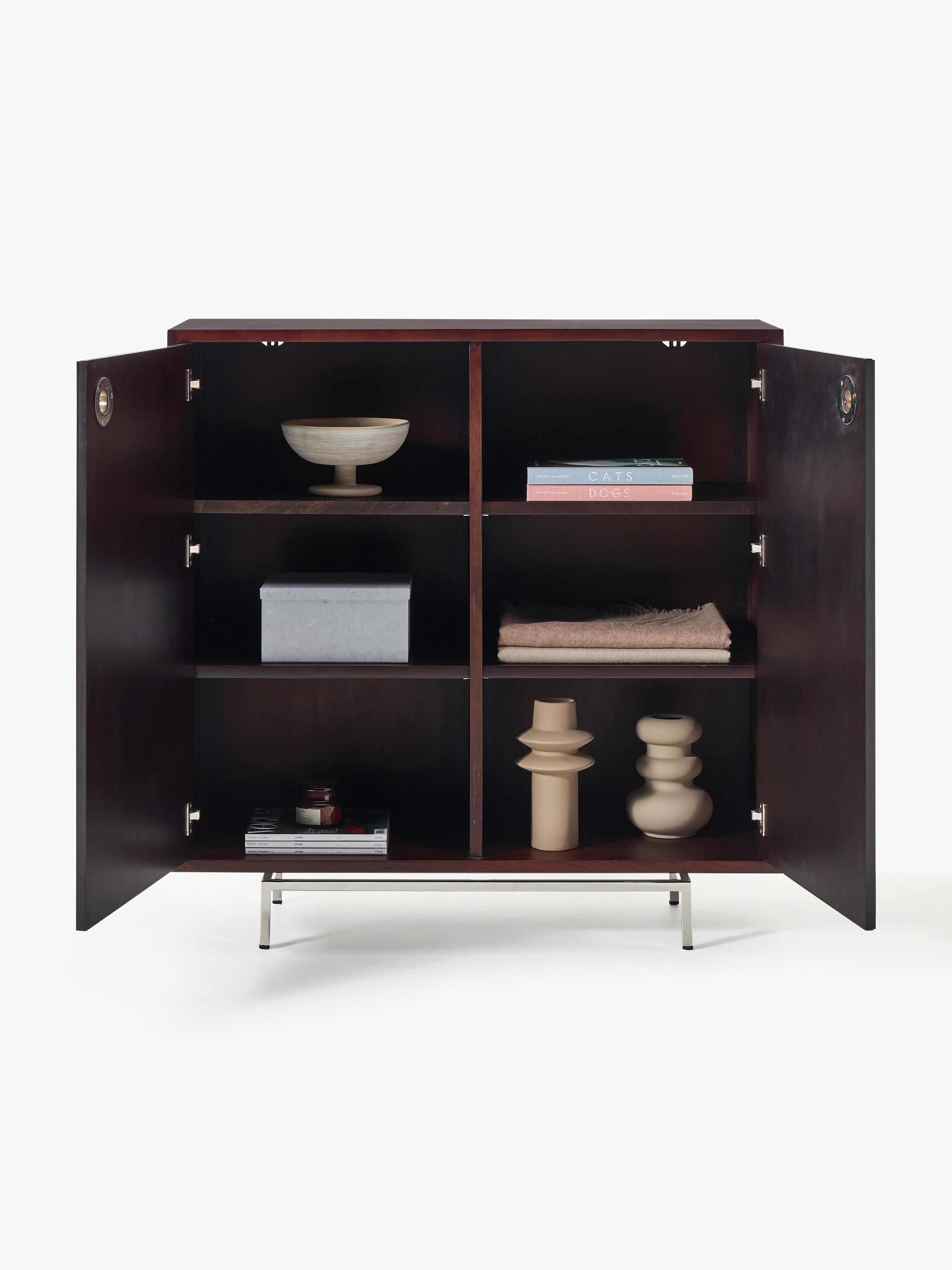 Highboard Scarlett mit Spiegelglas-Türen