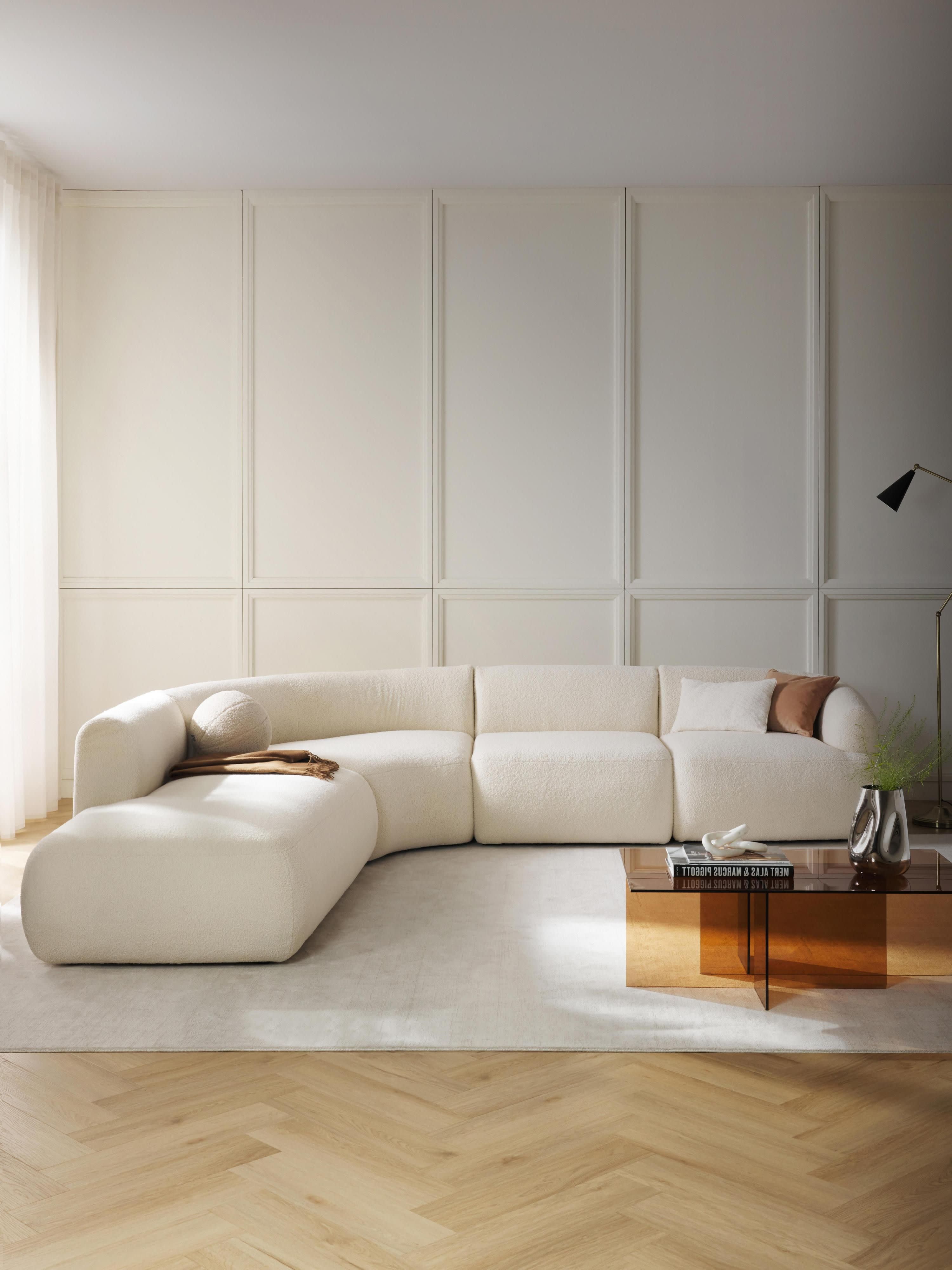 Modulares Teddy-Ecksofa Sofia (4-Sitzer)