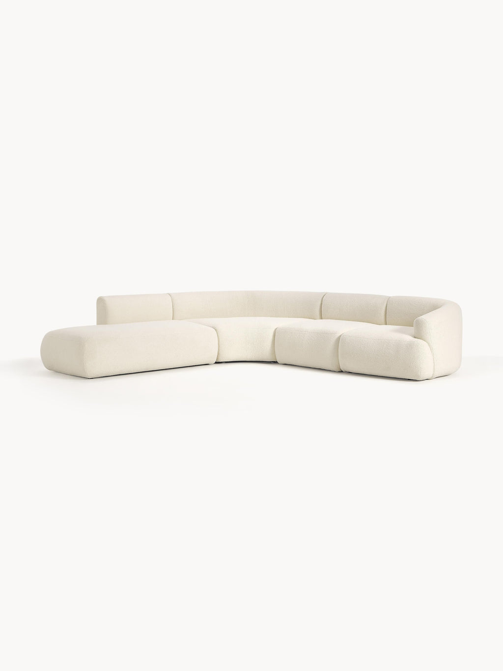 Modulares Teddy-Ecksofa Sofia (4-Sitzer)