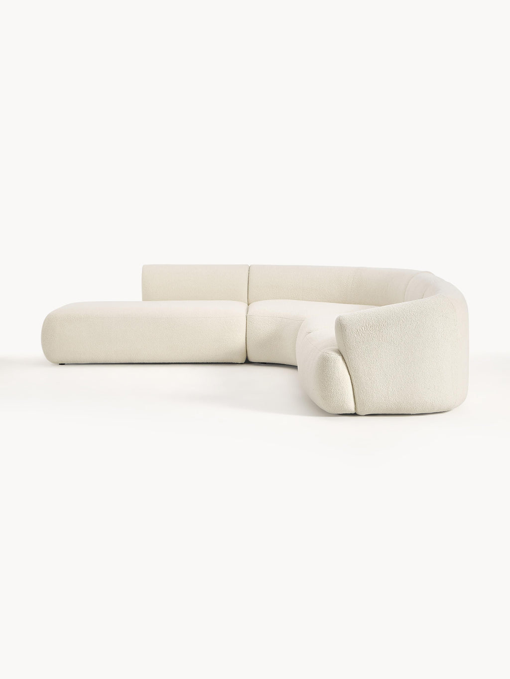 Modulares Teddy-Ecksofa Sofia (4-Sitzer)