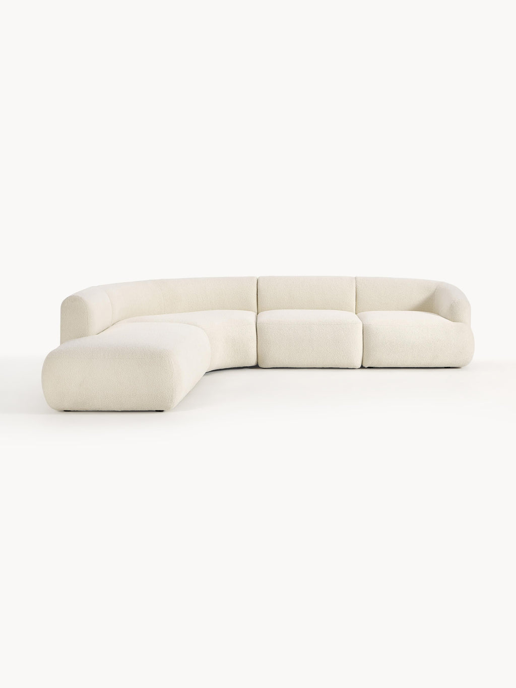 Galeriebild 1 - Modulares Teddy-Ecksofa Sofia (4-Sitzer)