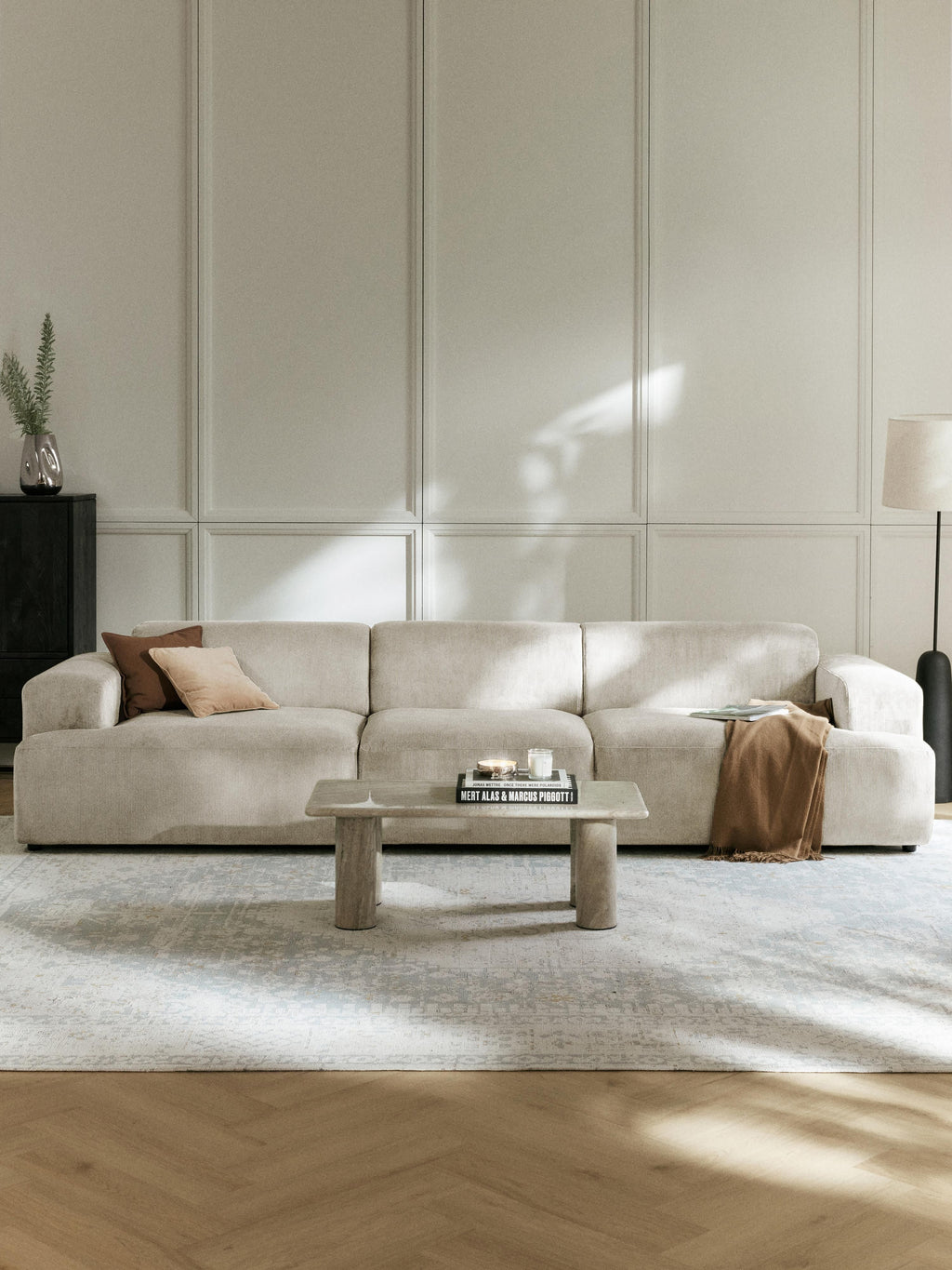 Cord-Sofa Melva (4-Sitzer)