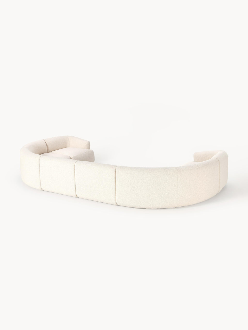 Modulares Bouclé-XL-Sofa Sofia