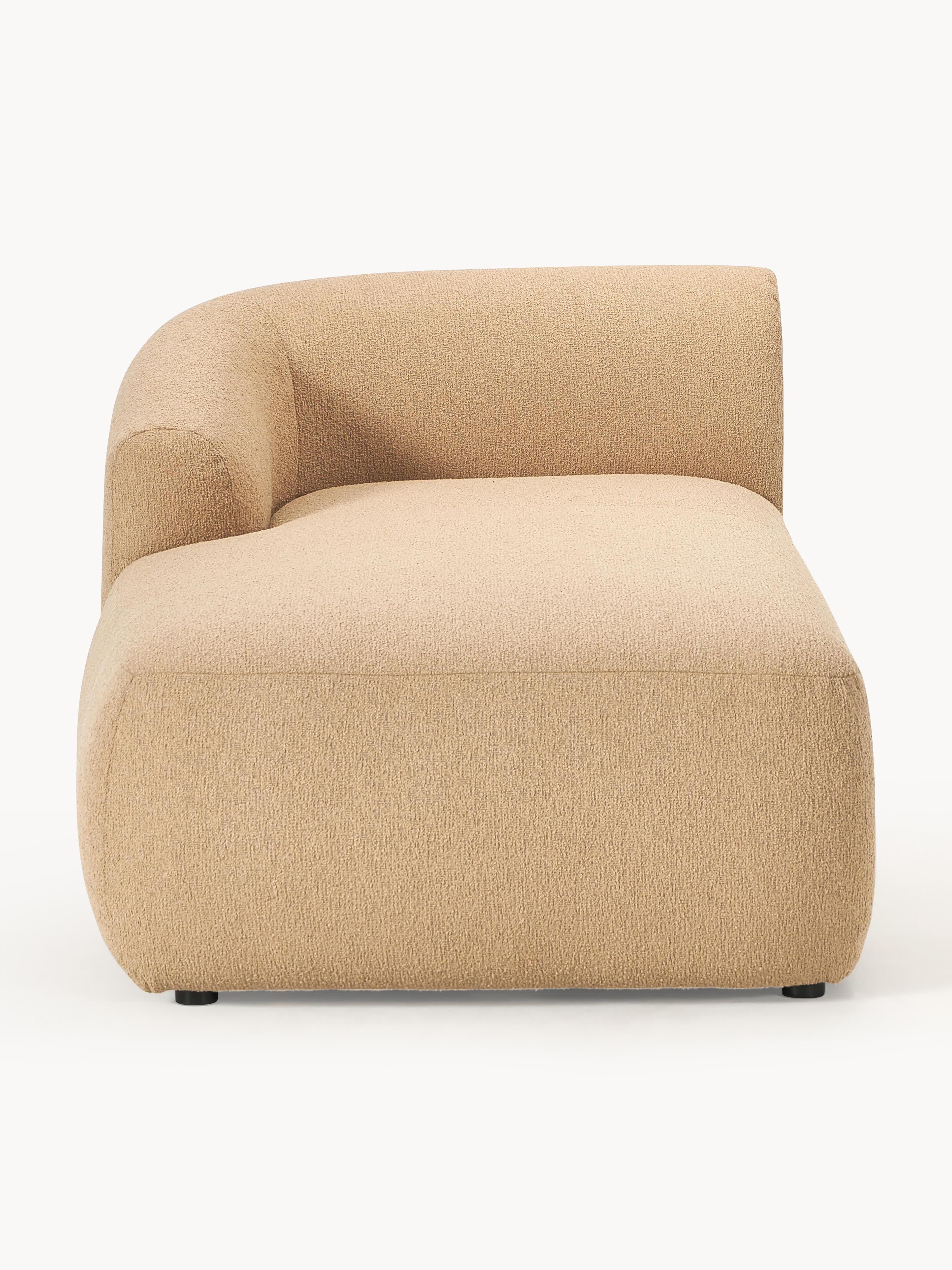 Bouclé-Chaise-Eckmodul Sofia