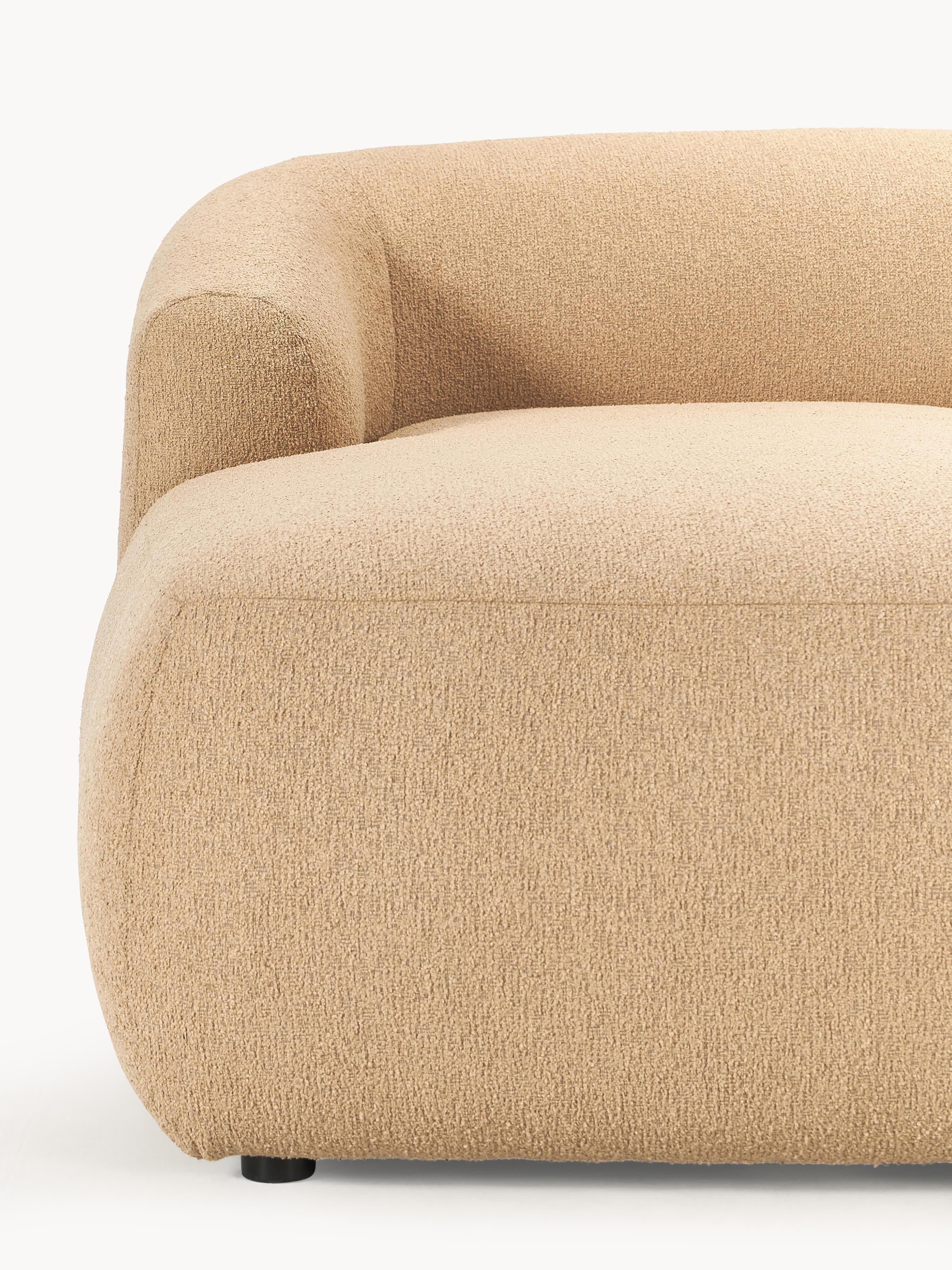 Bouclé-Chaise-Eckmodul Sofia