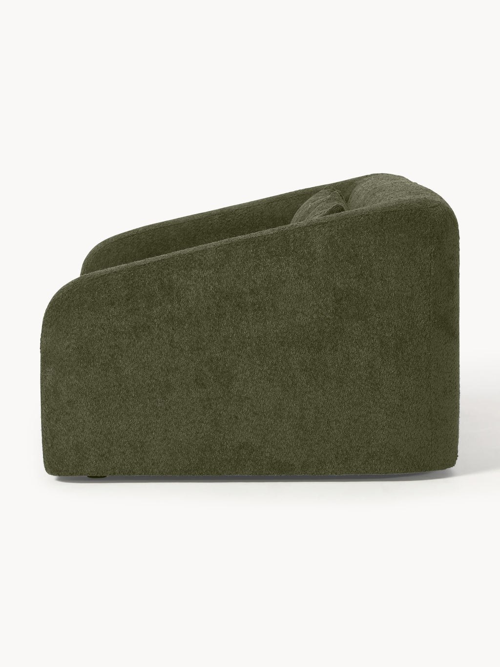 Schlafsofa Eliot (2-Sitzer) aus Teddy-Bouclé