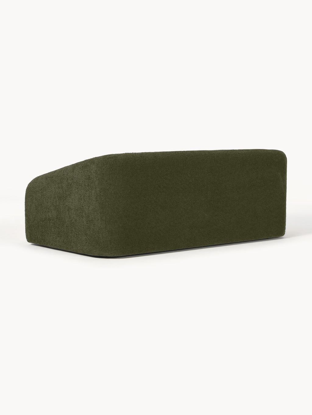 Schlafsofa Eliot (2-Sitzer) aus Teddy-Bouclé