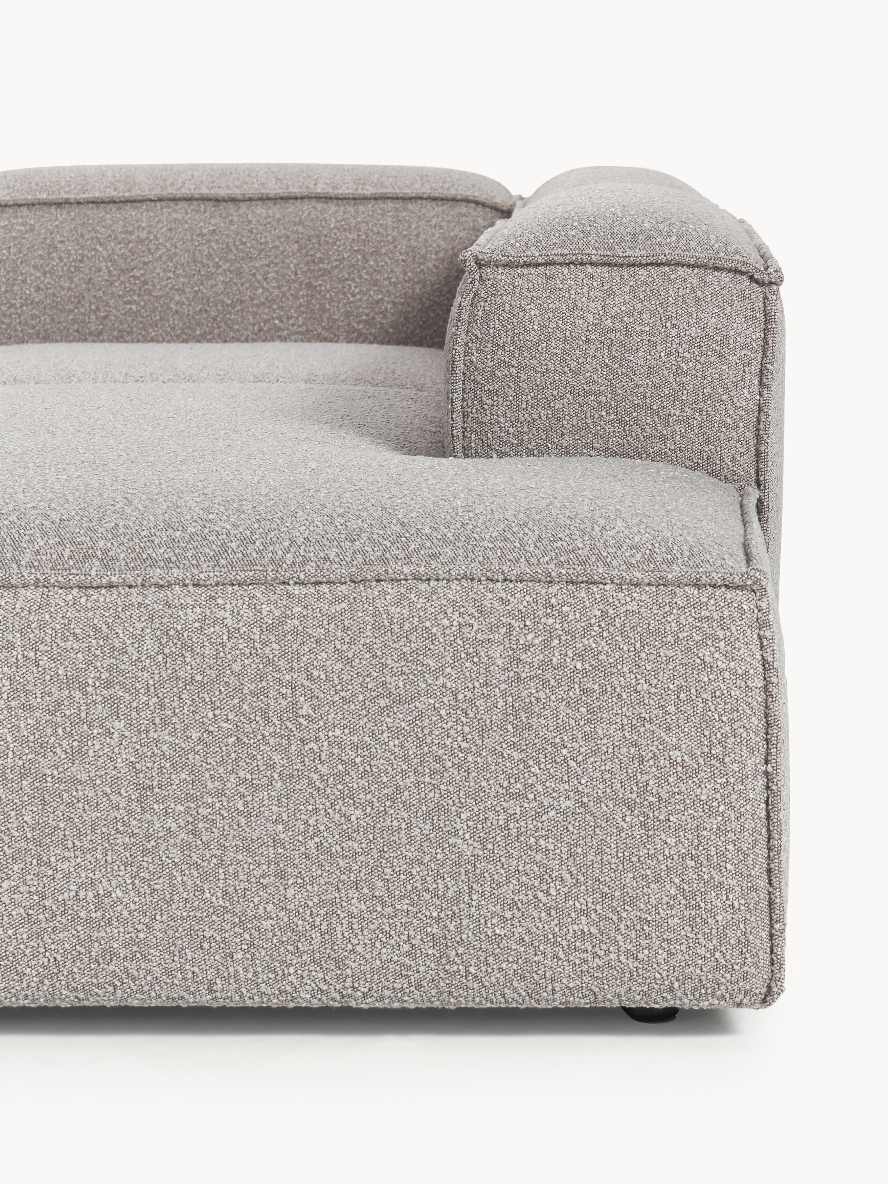 Modulares XL-Ecksofa Lennon (4-Sitzer) aus Bouclé