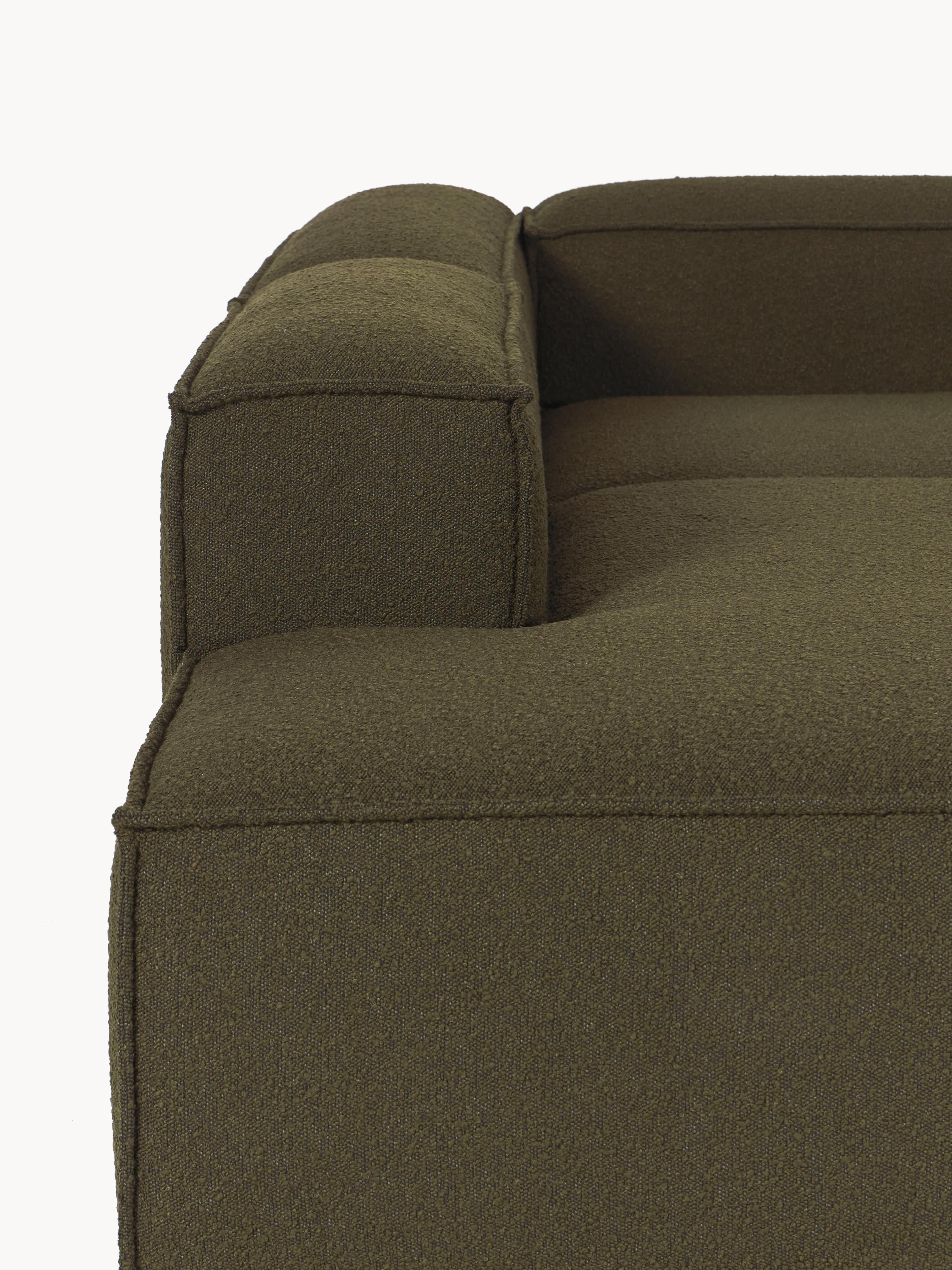 Modulares XL-Ecksofa Lennon (4-Sitzer) aus Bouclé