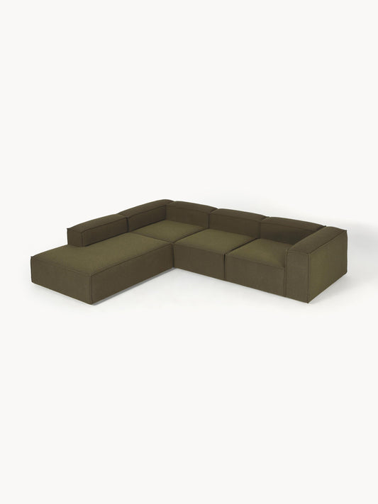 Galeriebild 1 - Modulares XL-Ecksofa Lennon (4-Sitzer) aus Bouclé