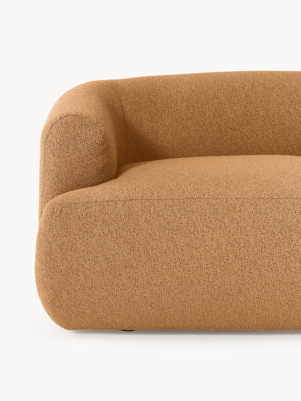 Modulares Bouclé-Ecksofa Sofia (4-Sitzer)
