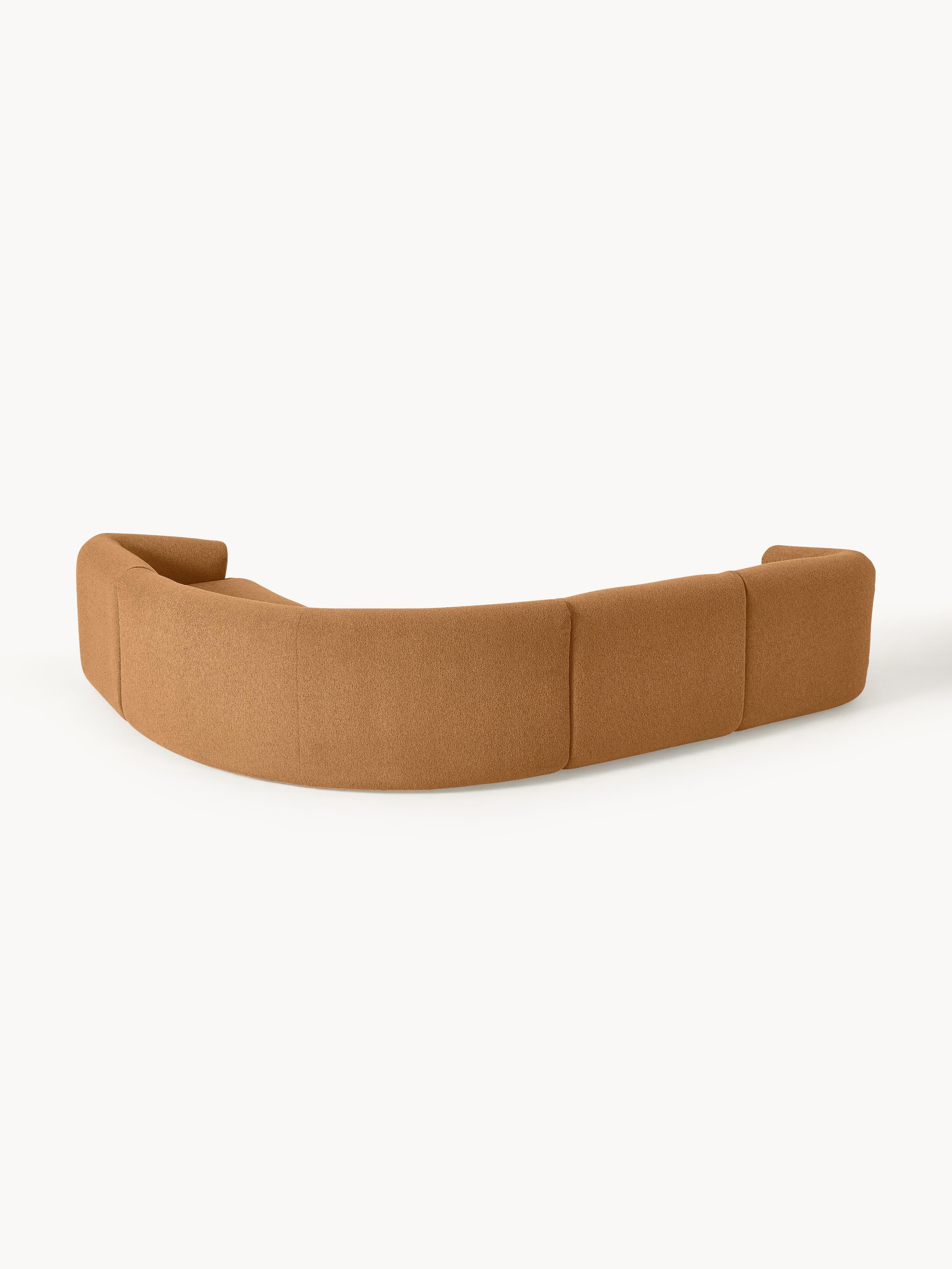 Modulares Bouclé-Ecksofa Sofia (4-Sitzer)