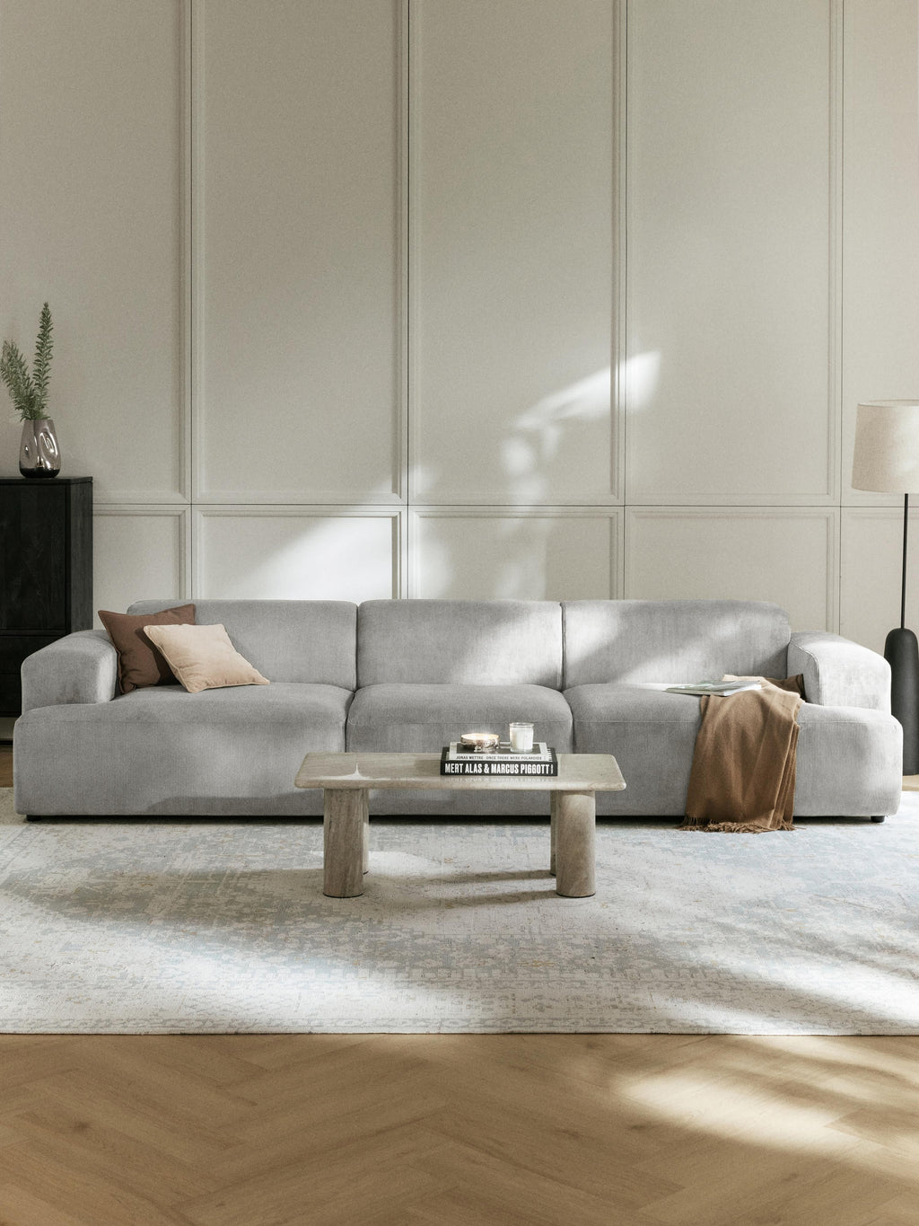 Cord-Sofa Melva (4-Sitzer)