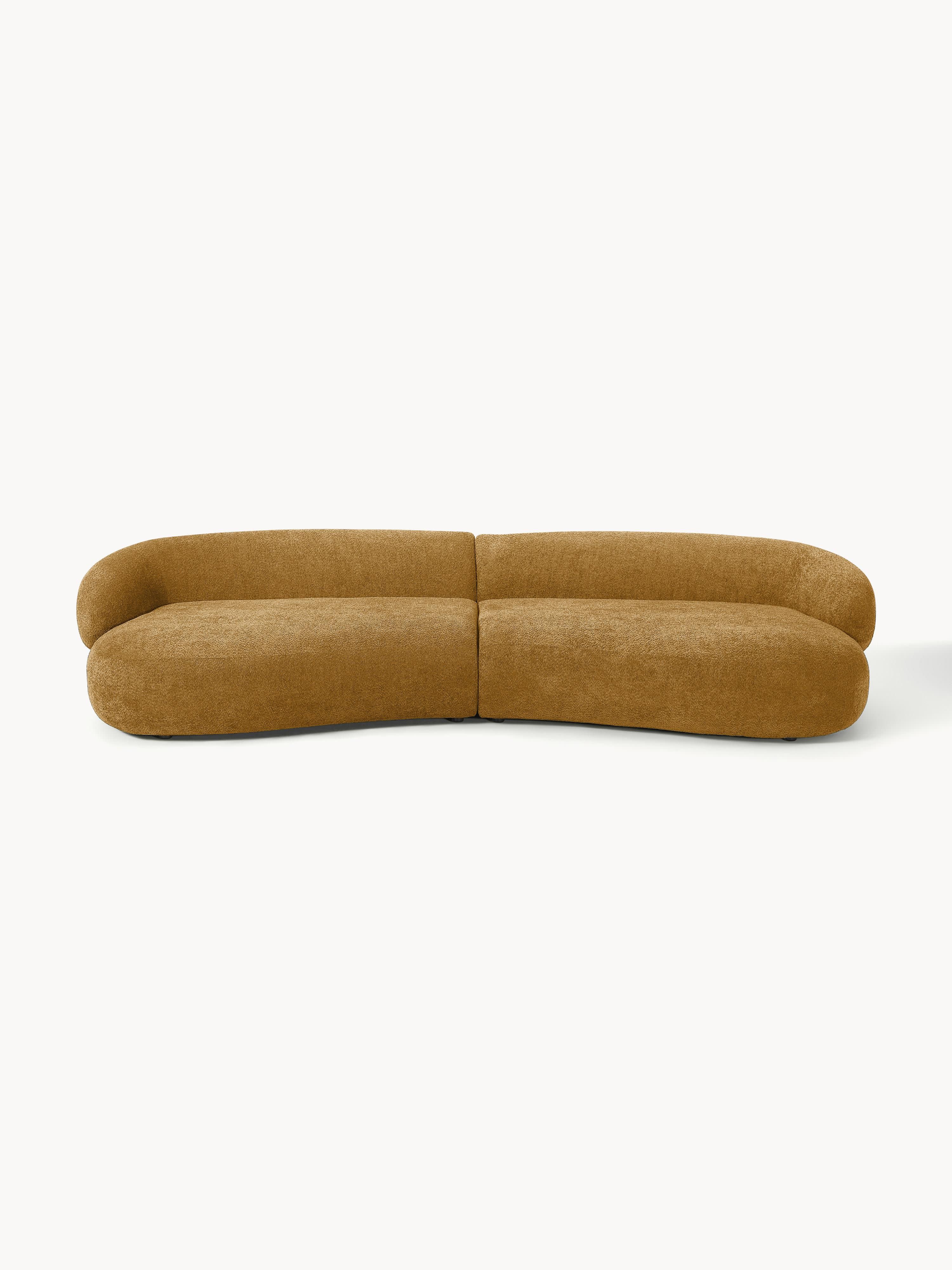 Galeriebild 1 - Sofa Alba (4-Sitzer) aus Teddy-Bouclé