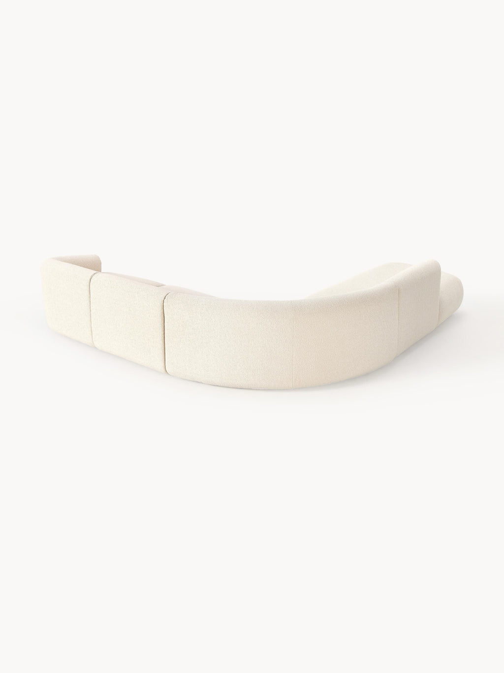 Modulares Bouclé-Ecksofa Sofia (4-Sitzer)
