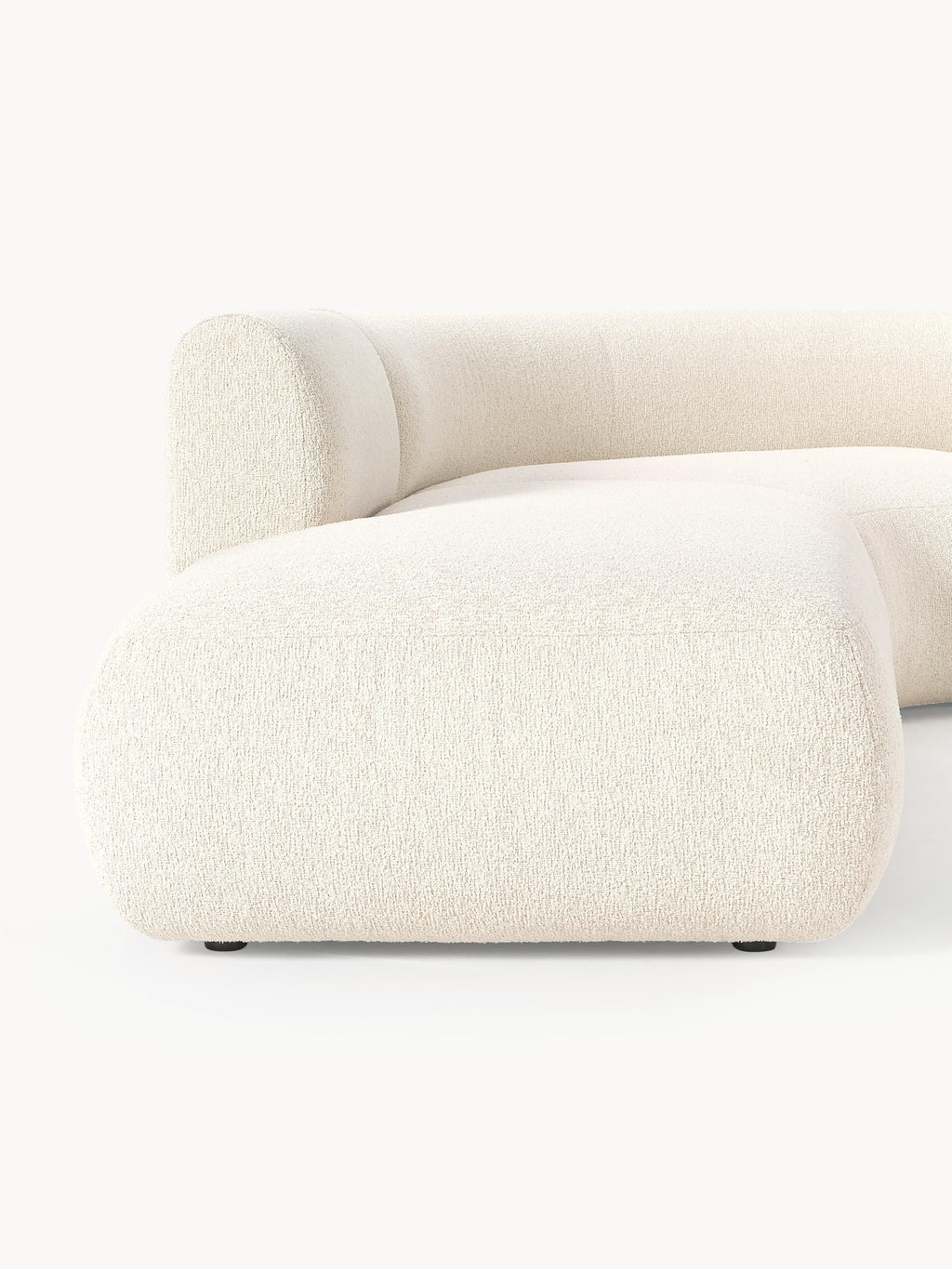 Modulares Bouclé-Ecksofa Sofia (4-Sitzer)