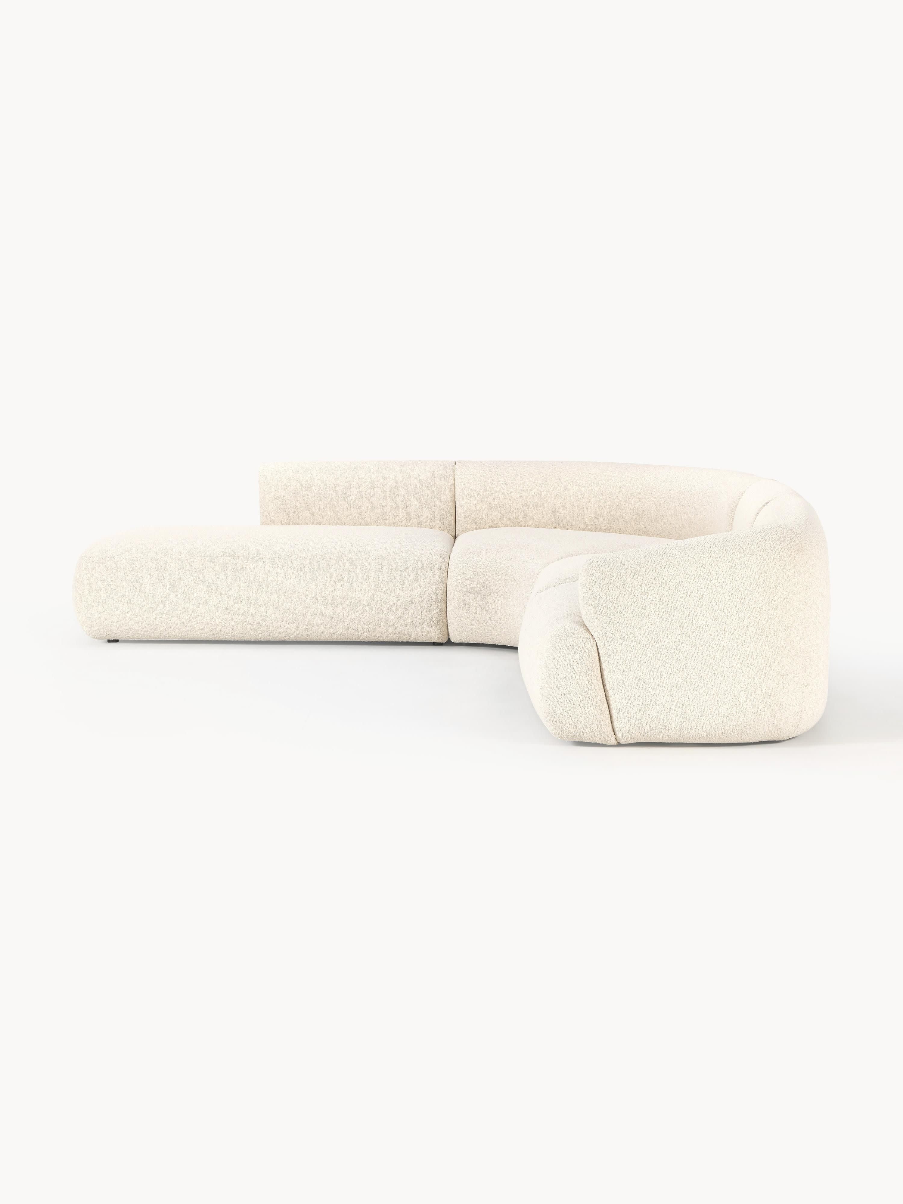 Modulares Bouclé-Ecksofa Sofia (4-Sitzer)