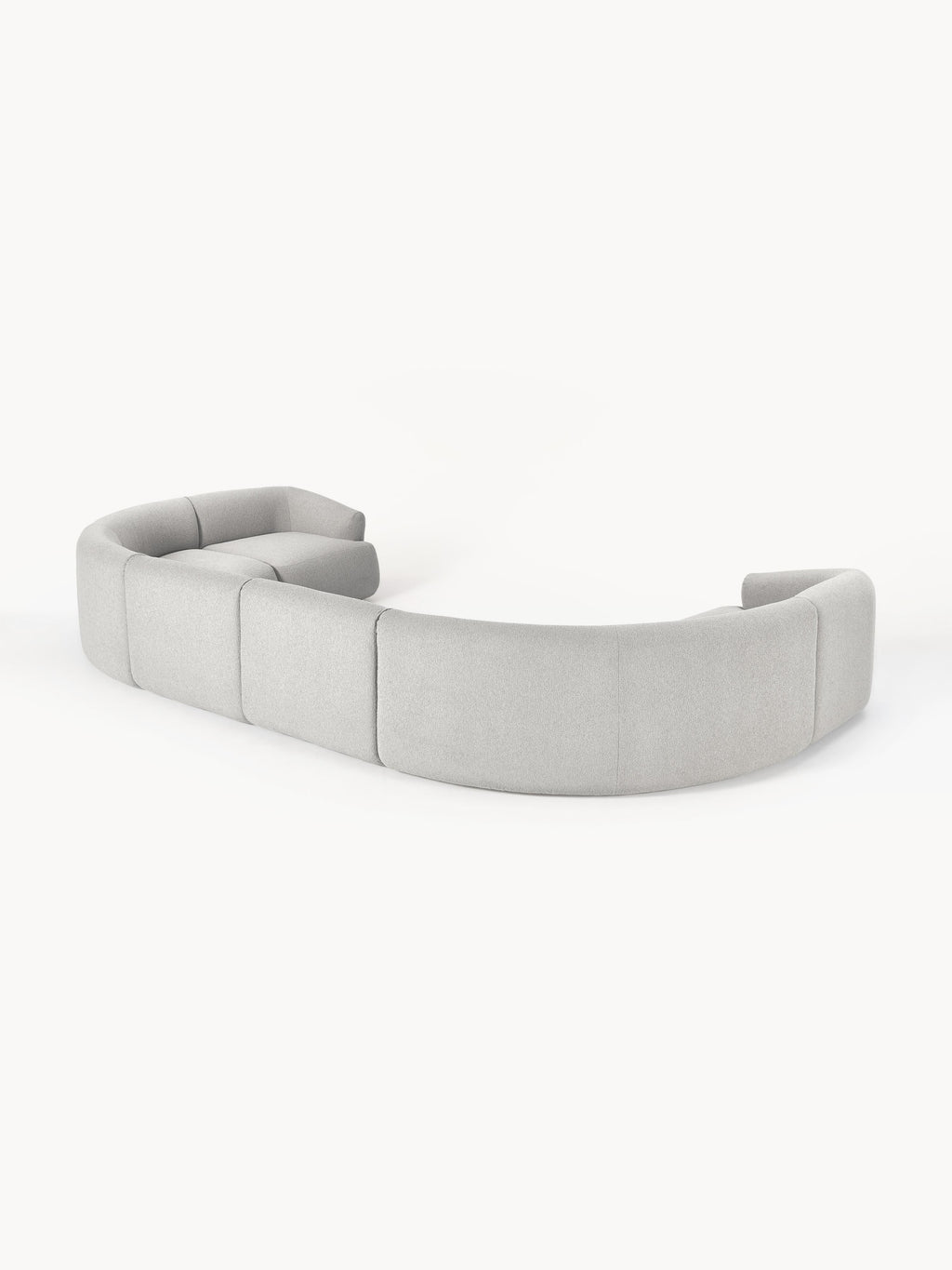 Modulares Bouclé-XL-Sofa Sofia