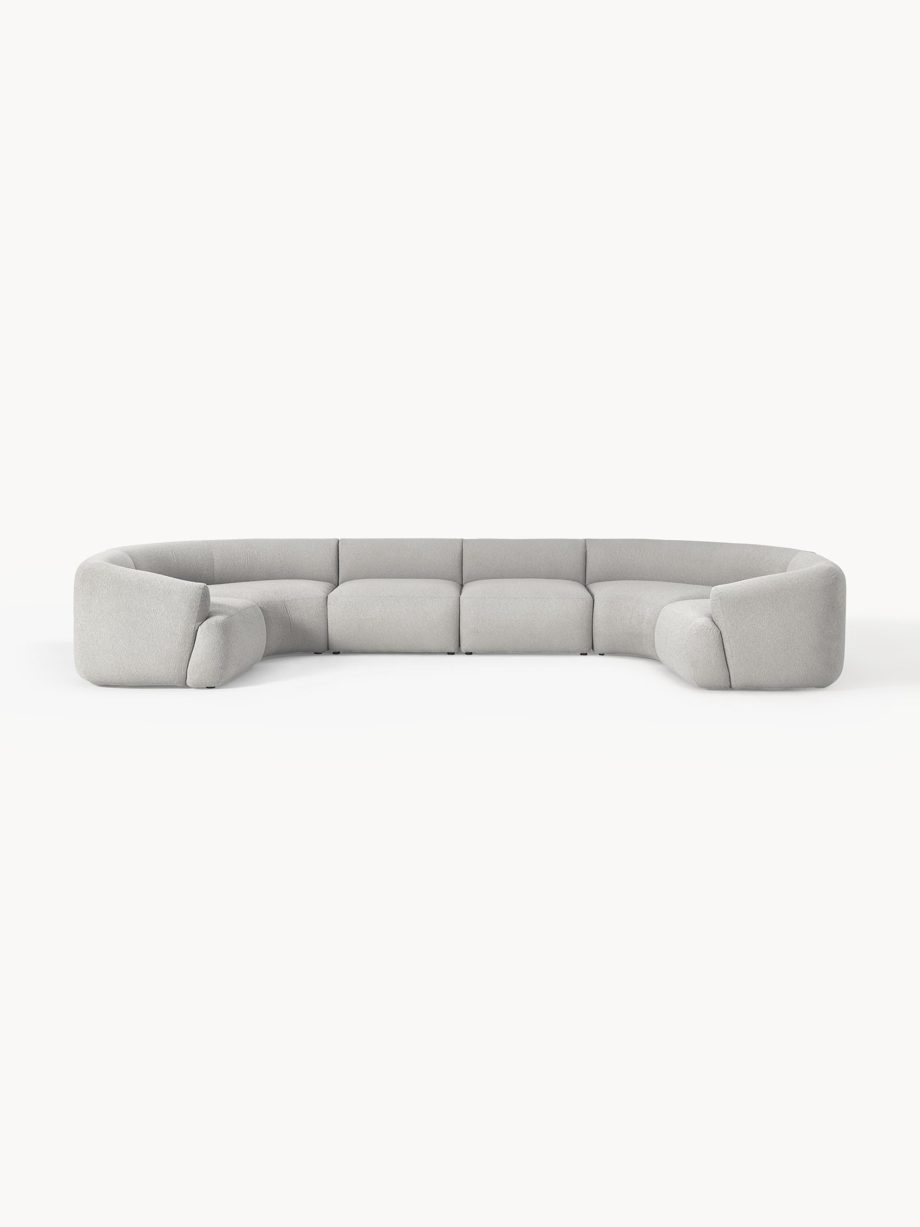 Modulares Bouclé-XL-Sofa Sofia