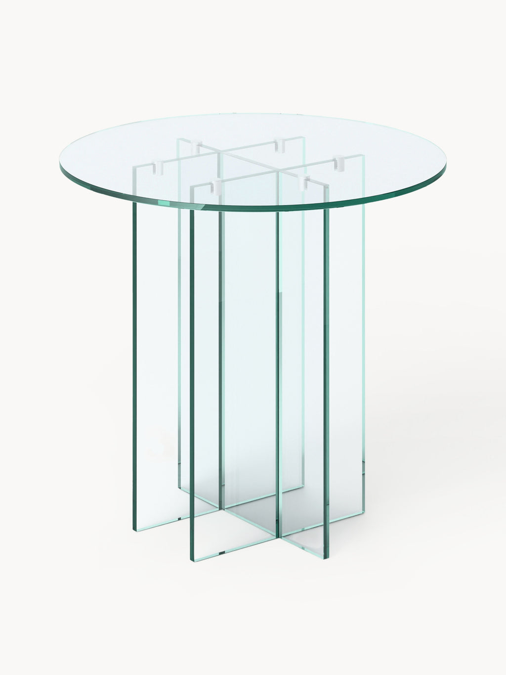 Galeriebild 1 - Runder Esstisch Anouk aus Glas