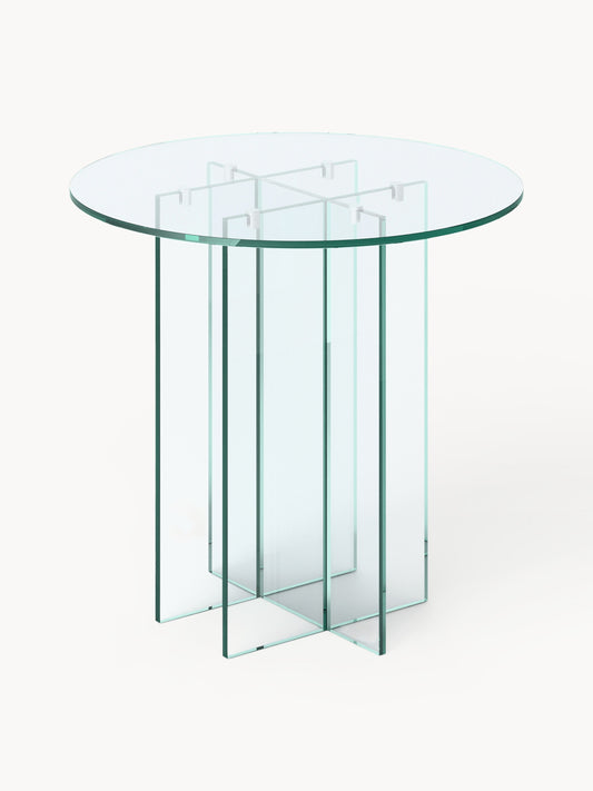 Galeriebild 1 - Runder Esstisch Anouk aus Glas