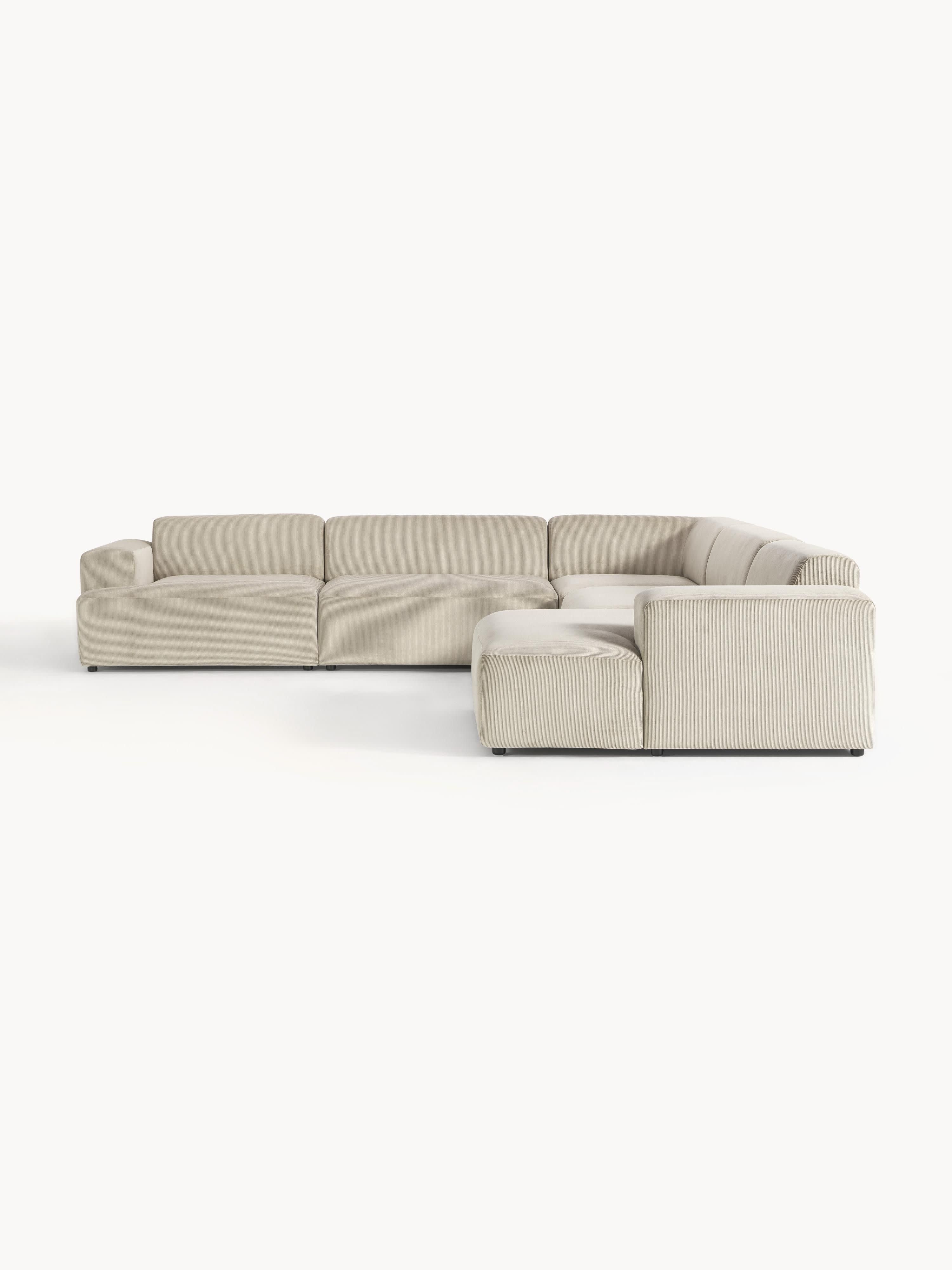 XL Cord-Ecksofa Melva