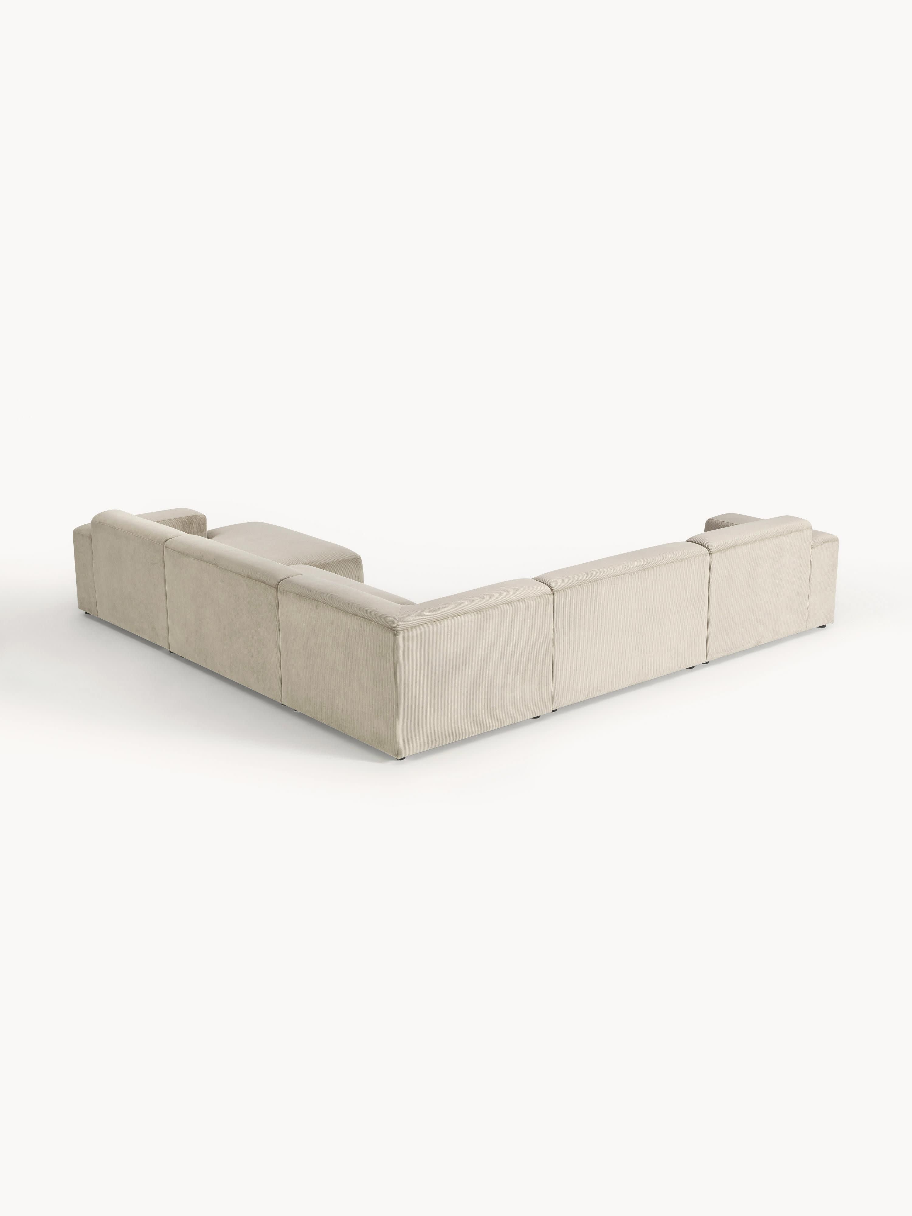 XL Cord-Ecksofa Melva