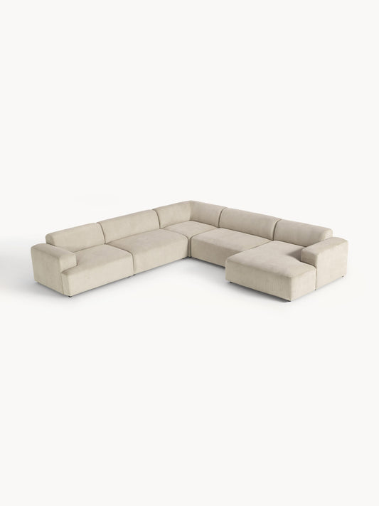 Galeriebild 1 - XL Cord-Ecksofa Melva