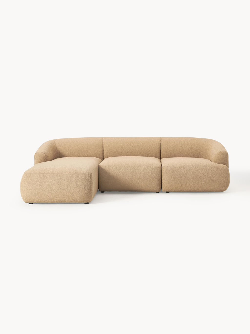 Galeriebild 1 - Modulares Bouclé-Ecksofa Sofia (3-Sitzer)