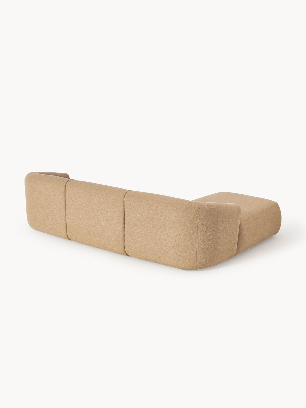 Modulares Bouclé-Ecksofa Sofia (3-Sitzer)
