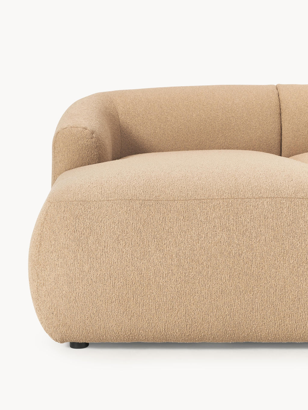 Modulares Bouclé-Ecksofa Sofia (3-Sitzer)