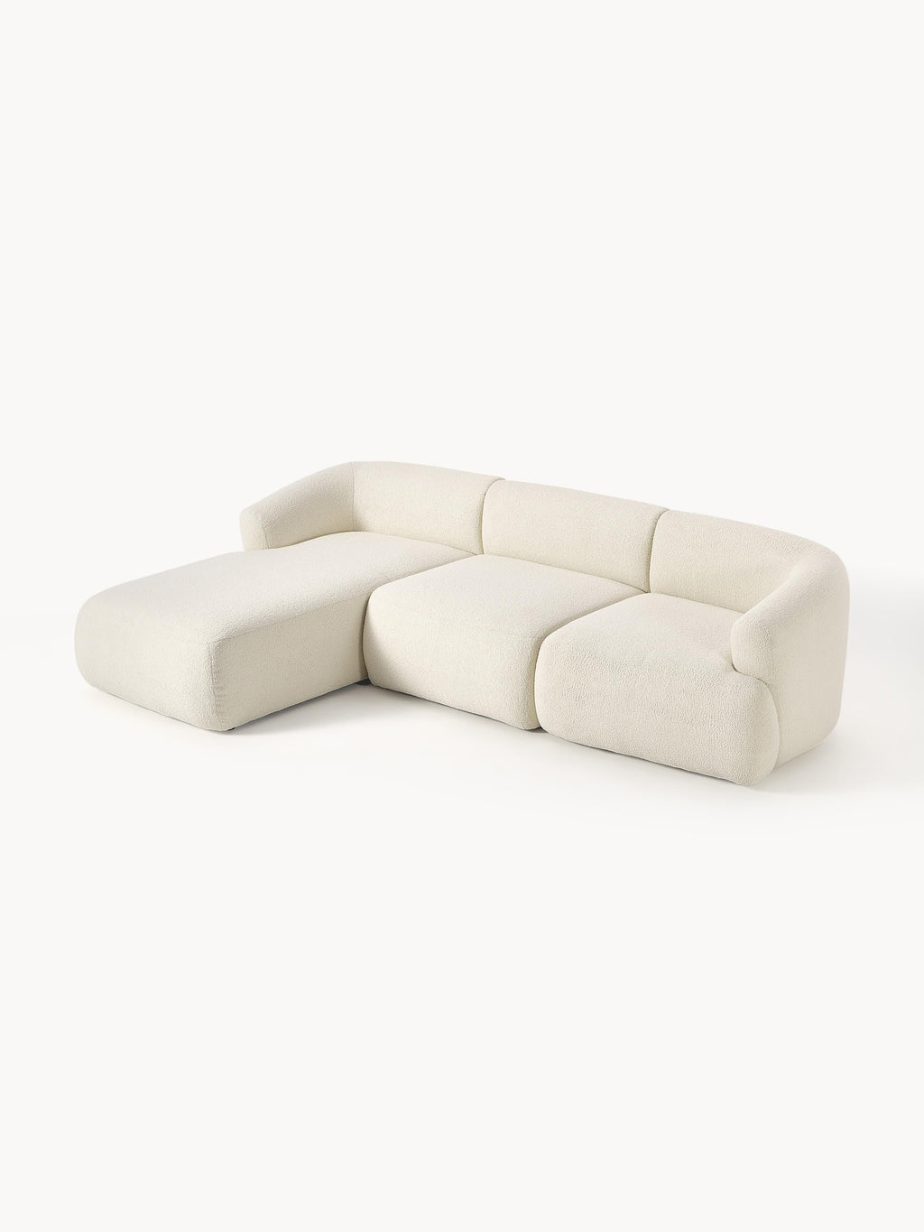 Modulares Teddy-Ecksofa Sofia (3-Sitzer)