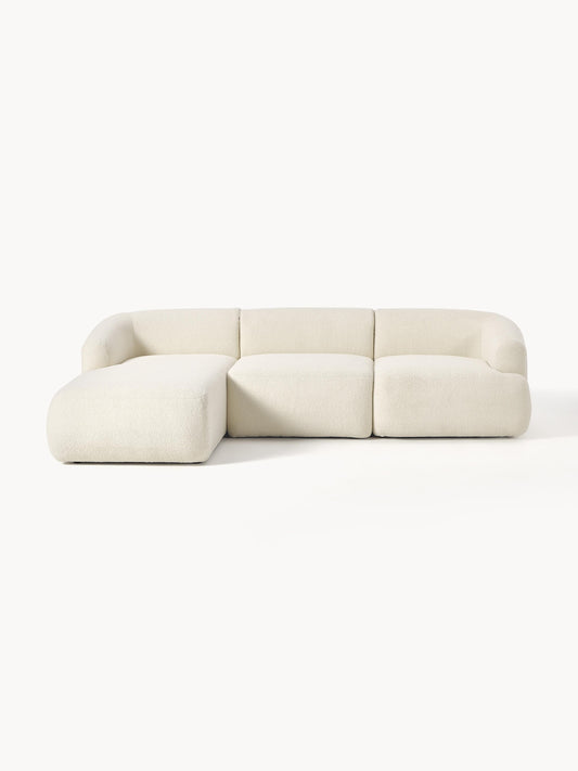 Galeriebild 1 - Modulares Teddy-Ecksofa Sofia (3-Sitzer)
