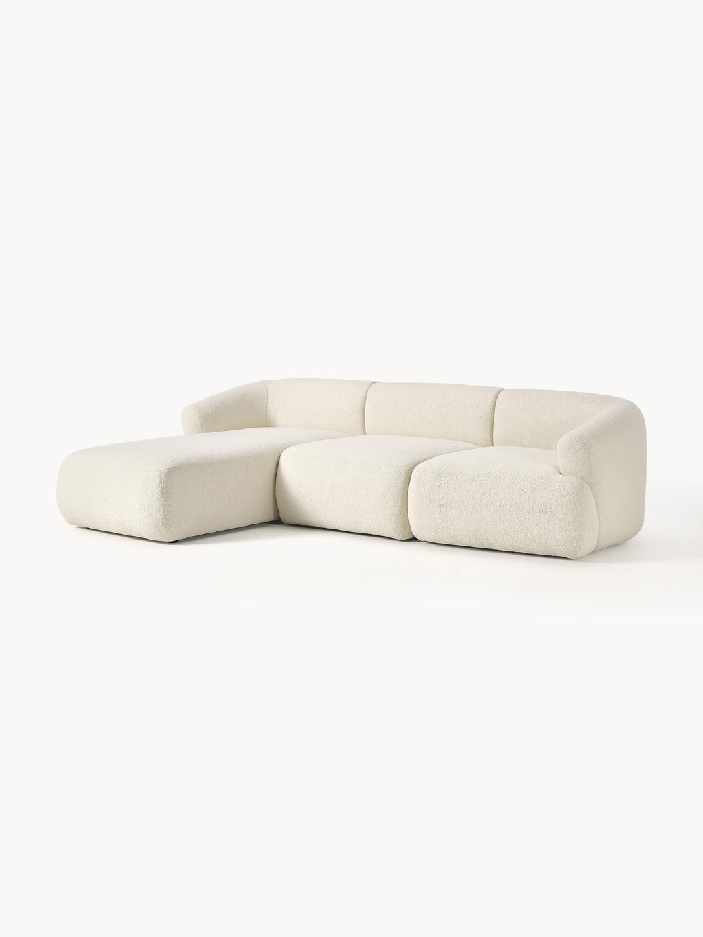 Modulares Teddy-Ecksofa Sofia (3-Sitzer)