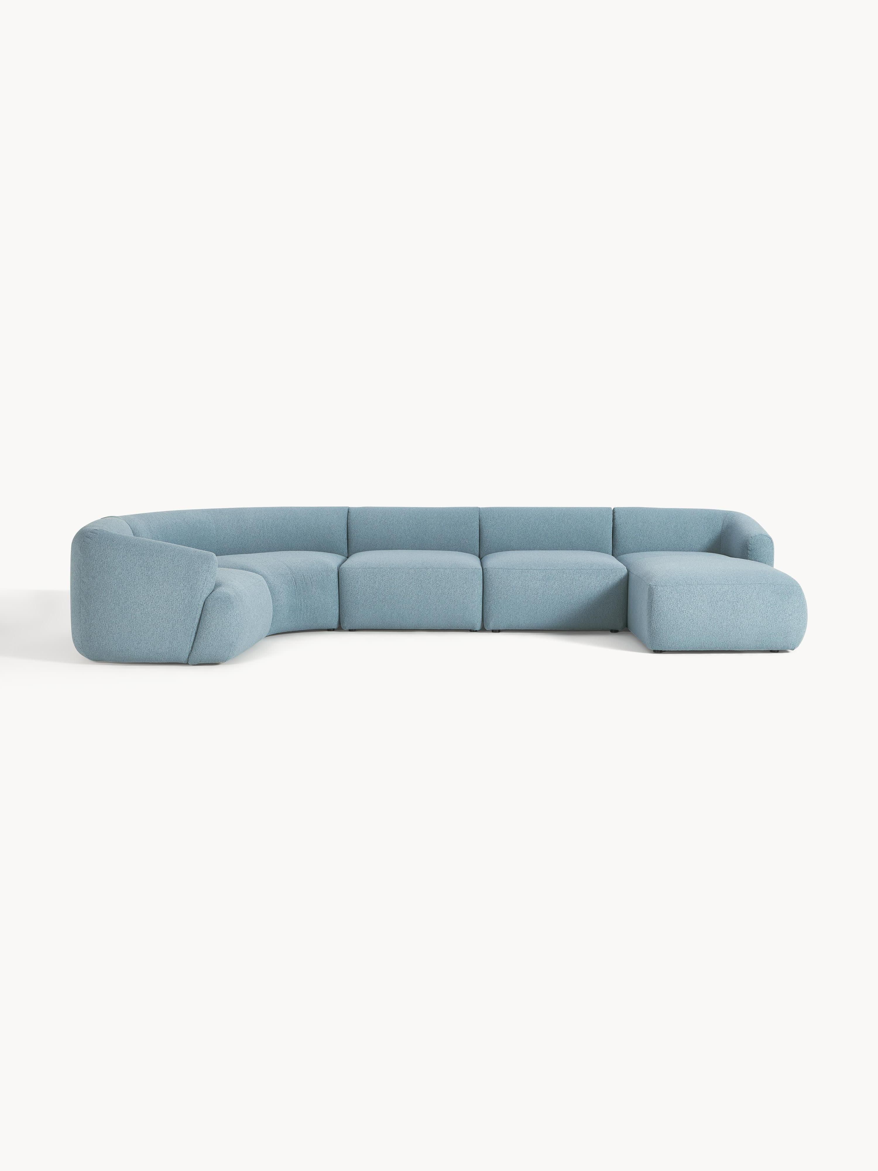 Modulares Bouclé-XL-Sofa Sofia