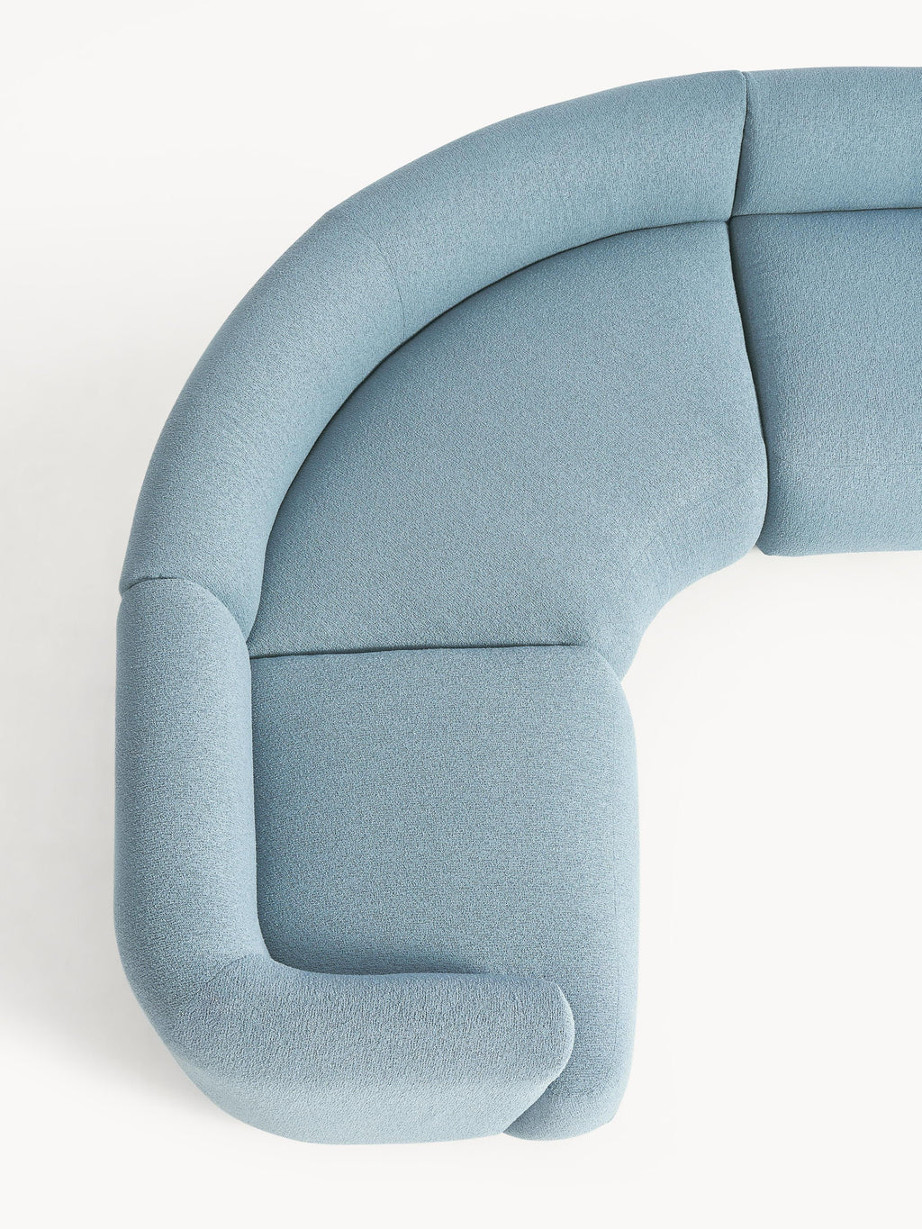 Modulares Bouclé-XL-Sofa Sofia