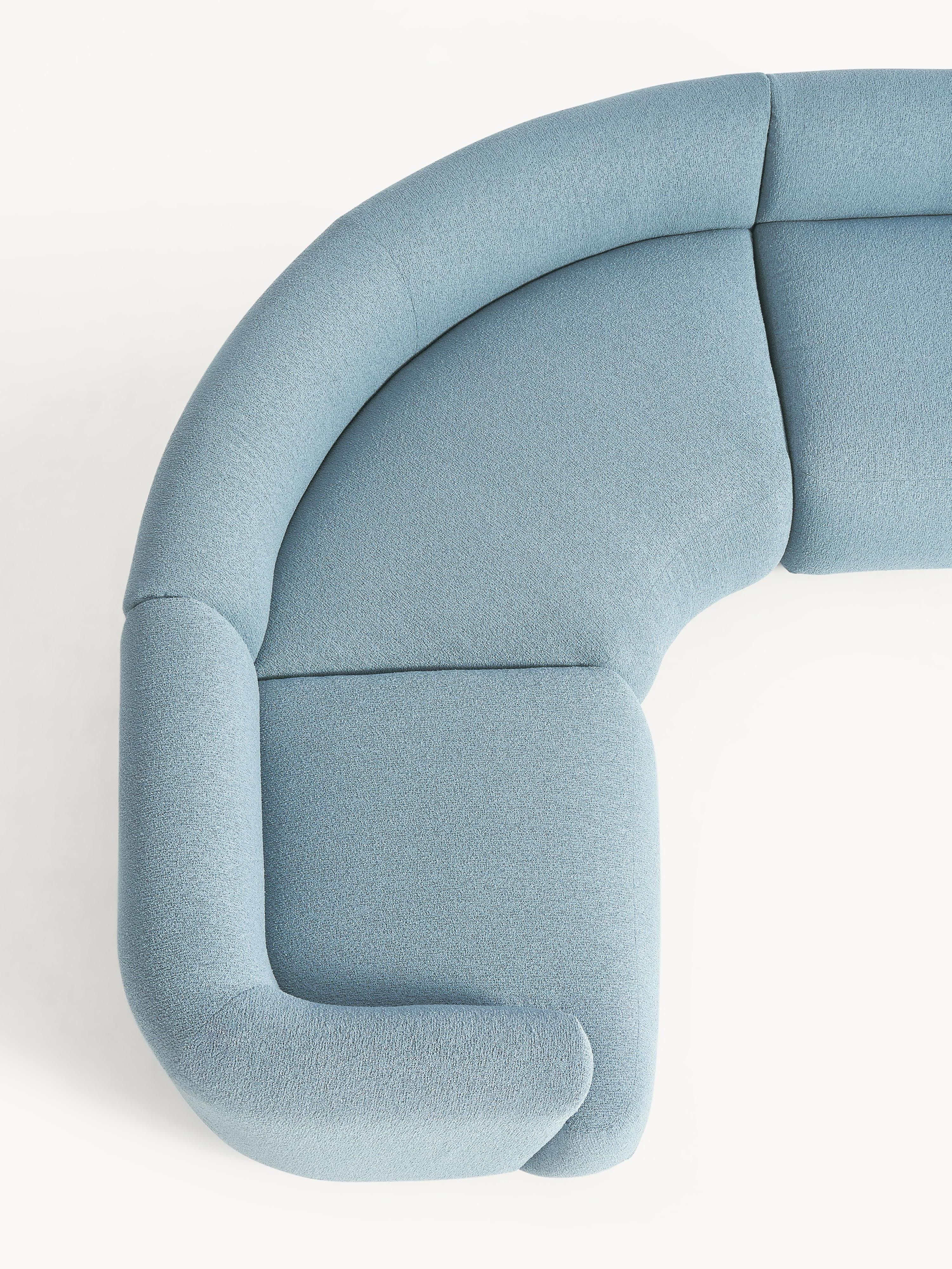 Modulares Bouclé-XL-Sofa Sofia