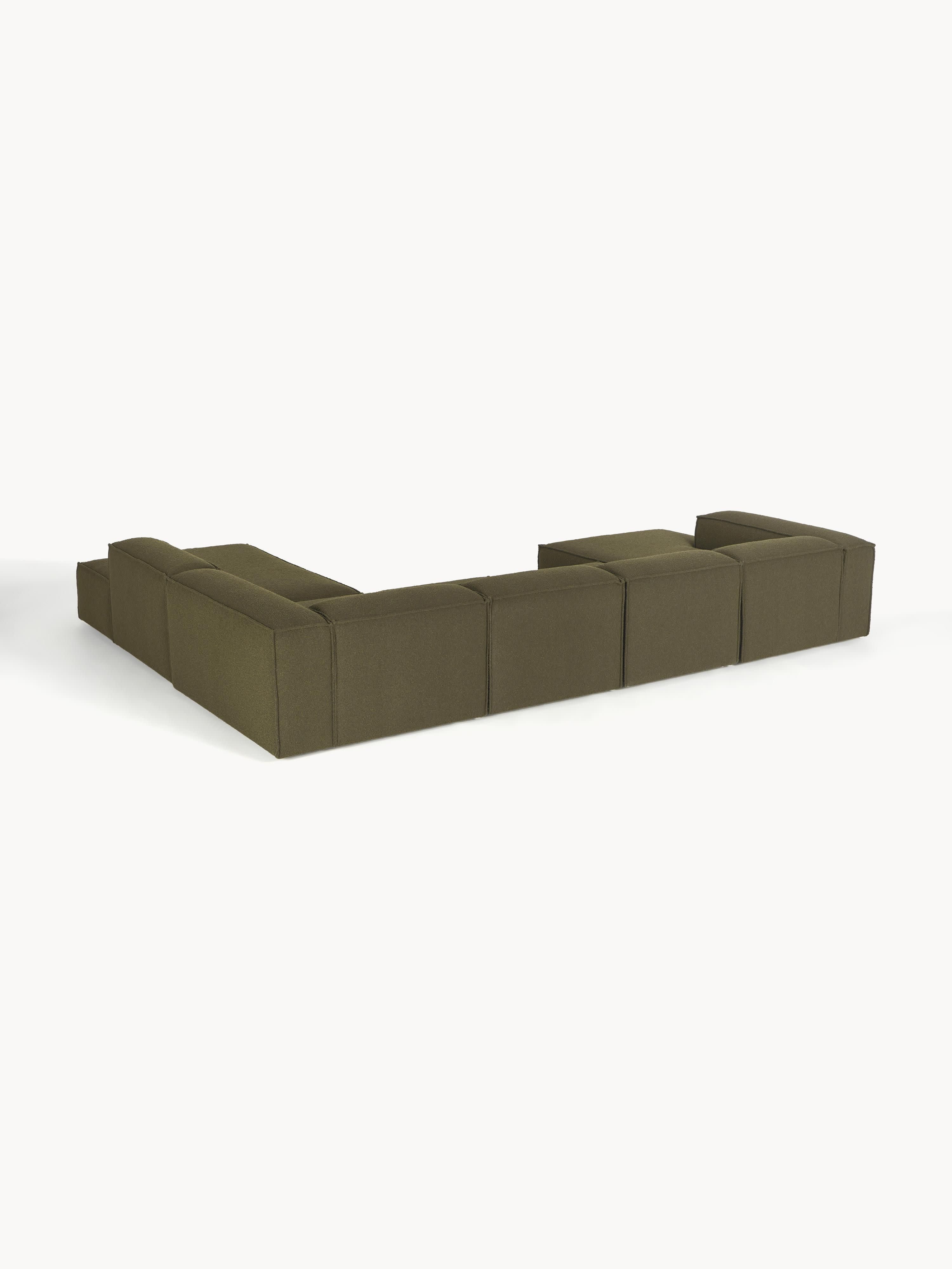 Modulares XL Sofa Lennon aus Bouclé