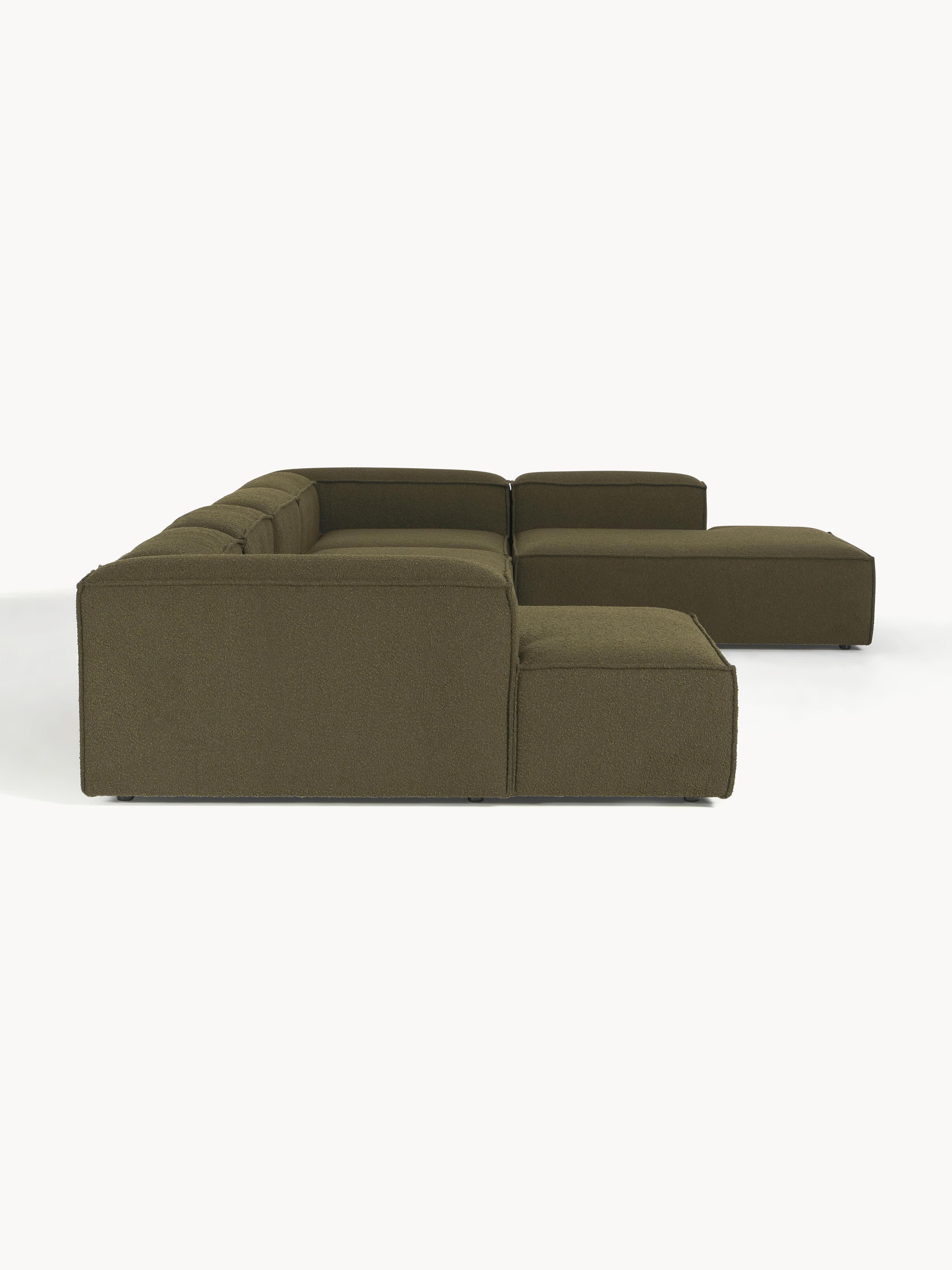 Modulares XL Sofa Lennon aus Bouclé