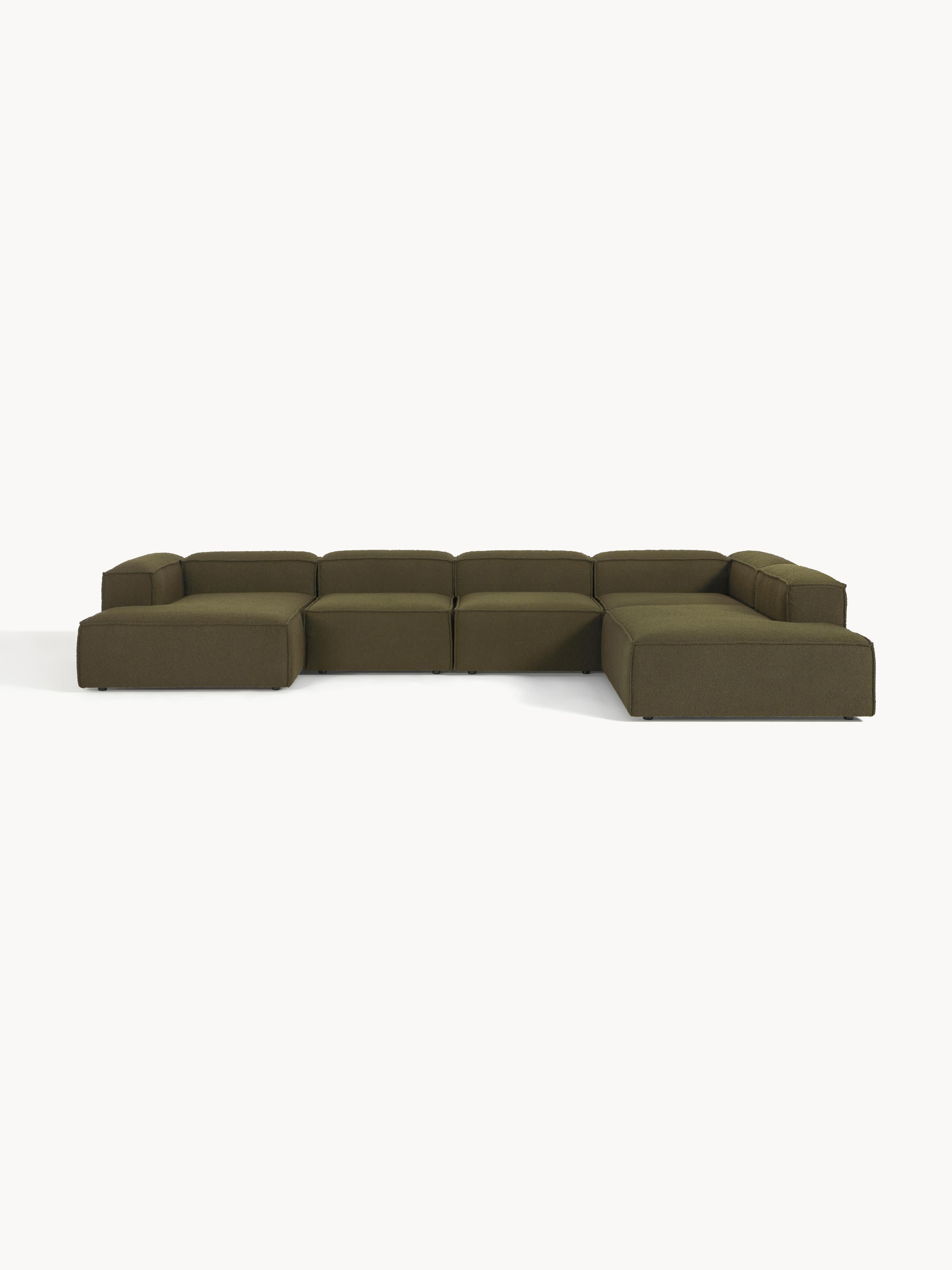 Modulares XL Sofa Lennon aus Bouclé