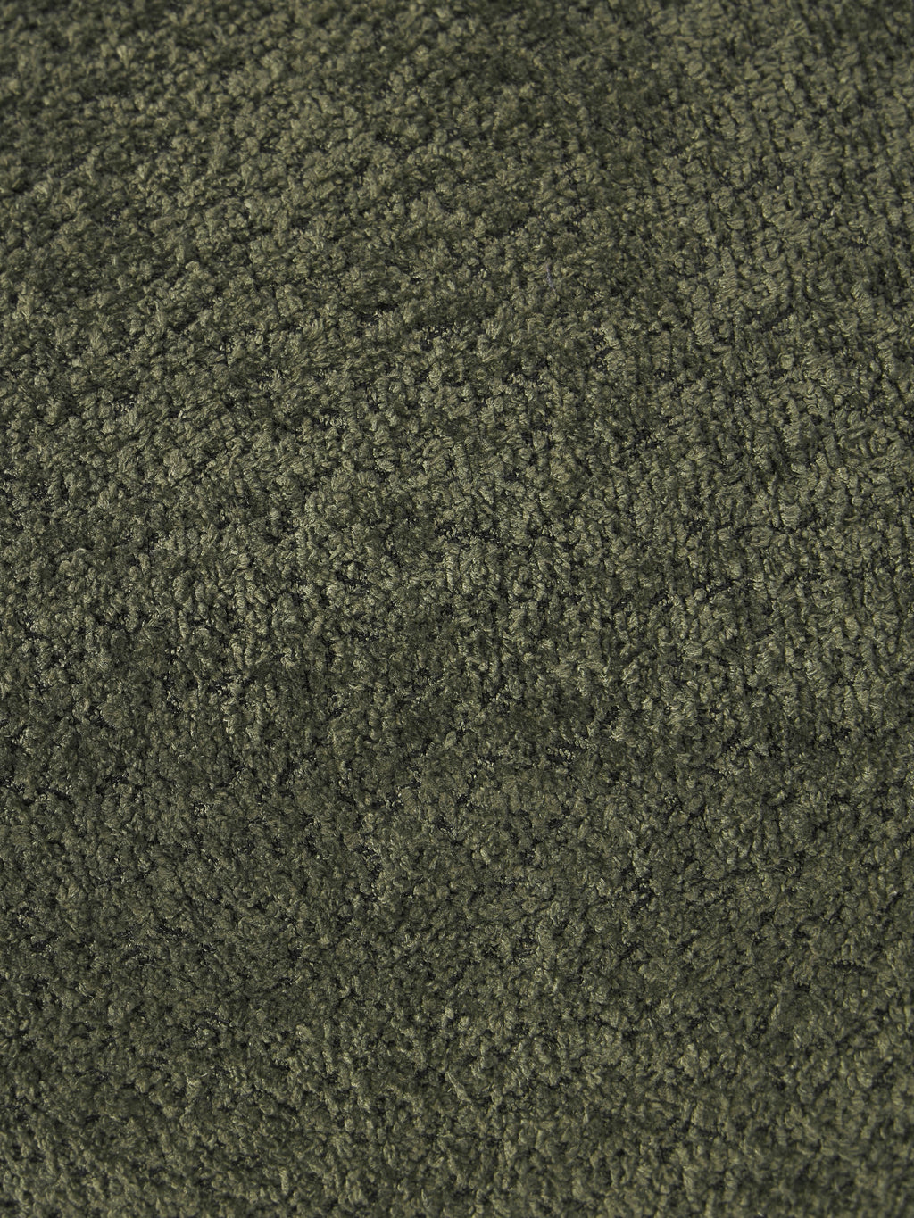 XL-Hocker Alba aus Teddy-Bouclé