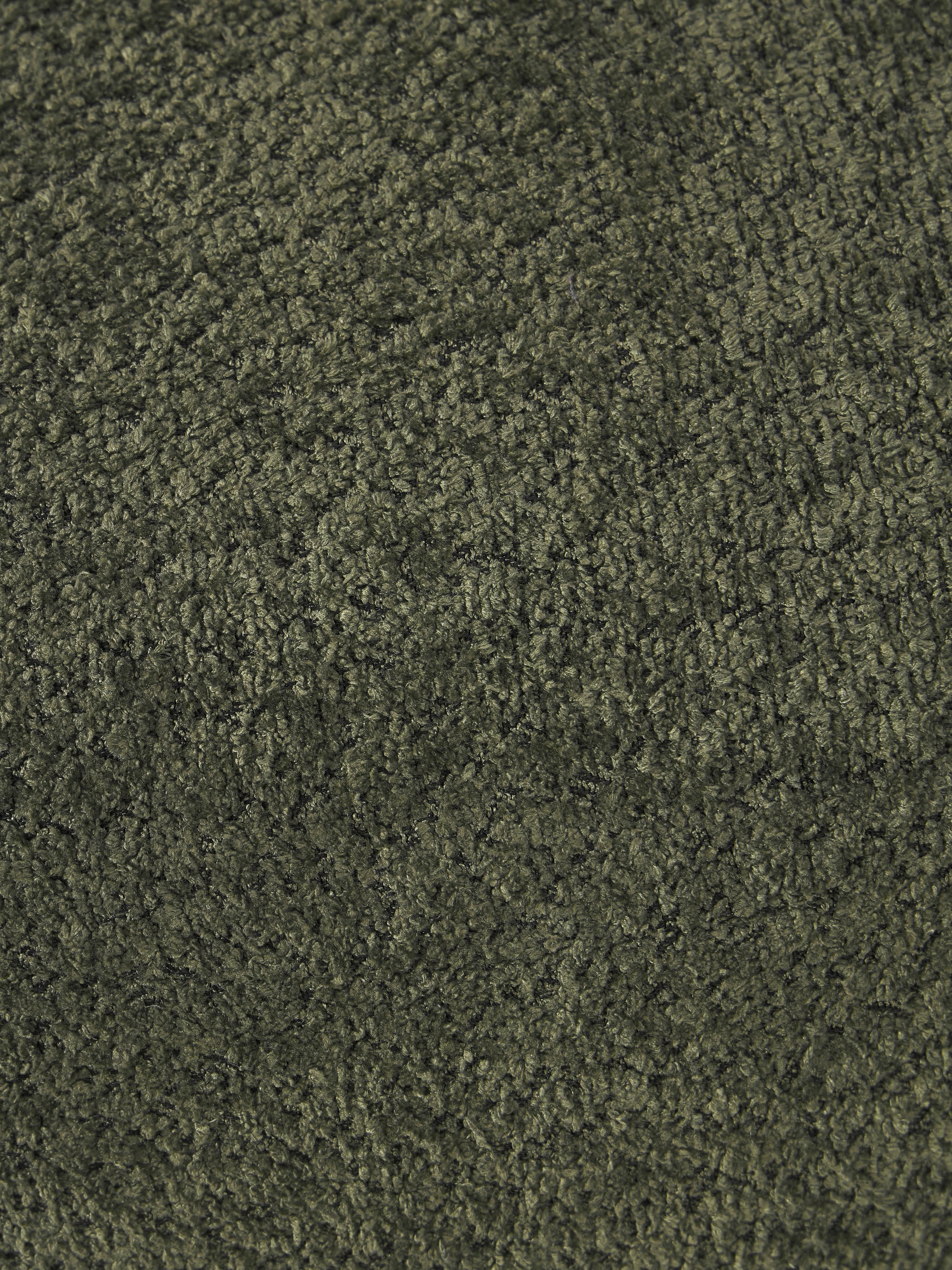 XL-Hocker Alba aus Teddy-Bouclé