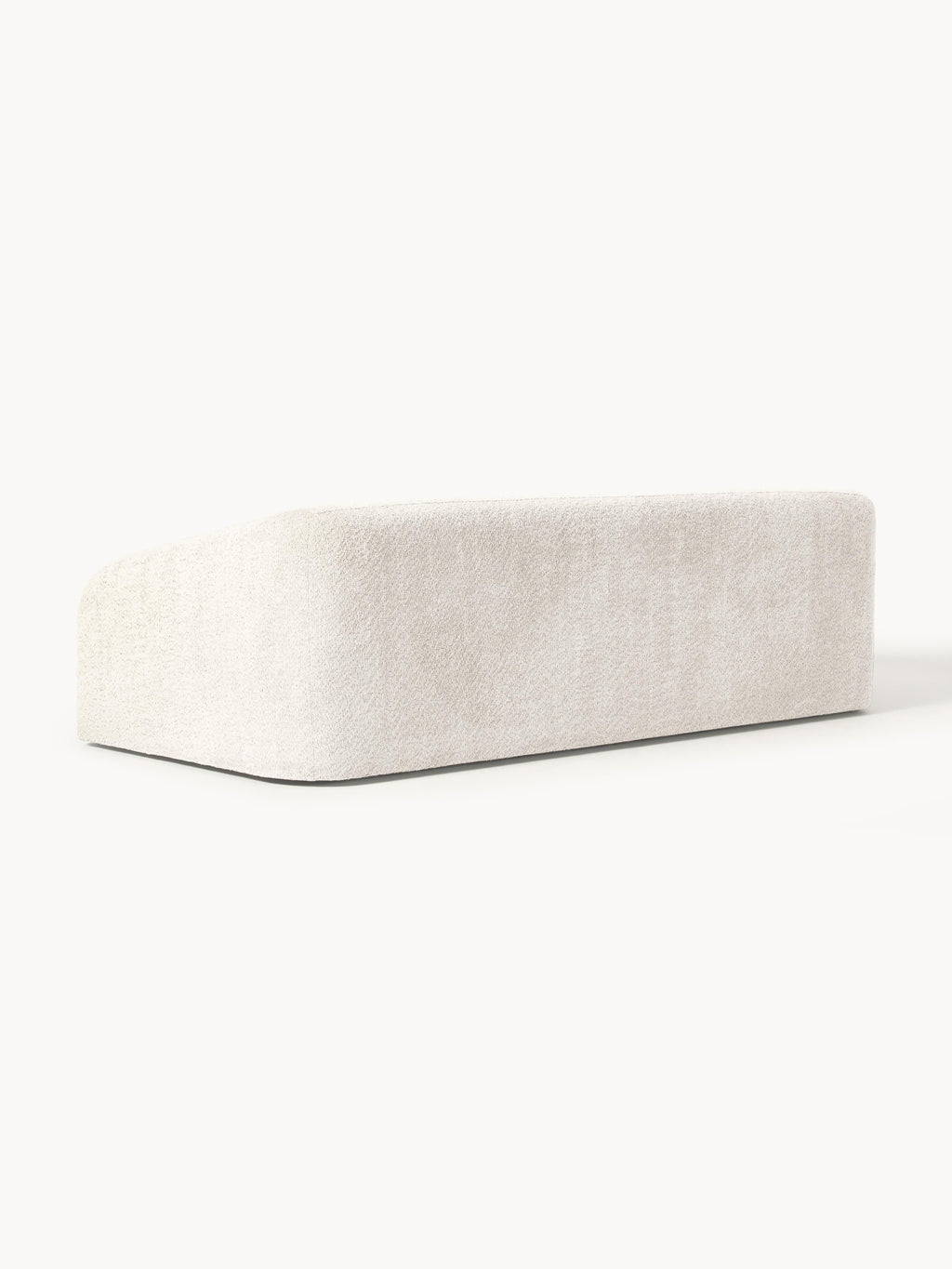 Schlafsofa Eliot (3-Sitzer) aus Teddy-Bouclé
