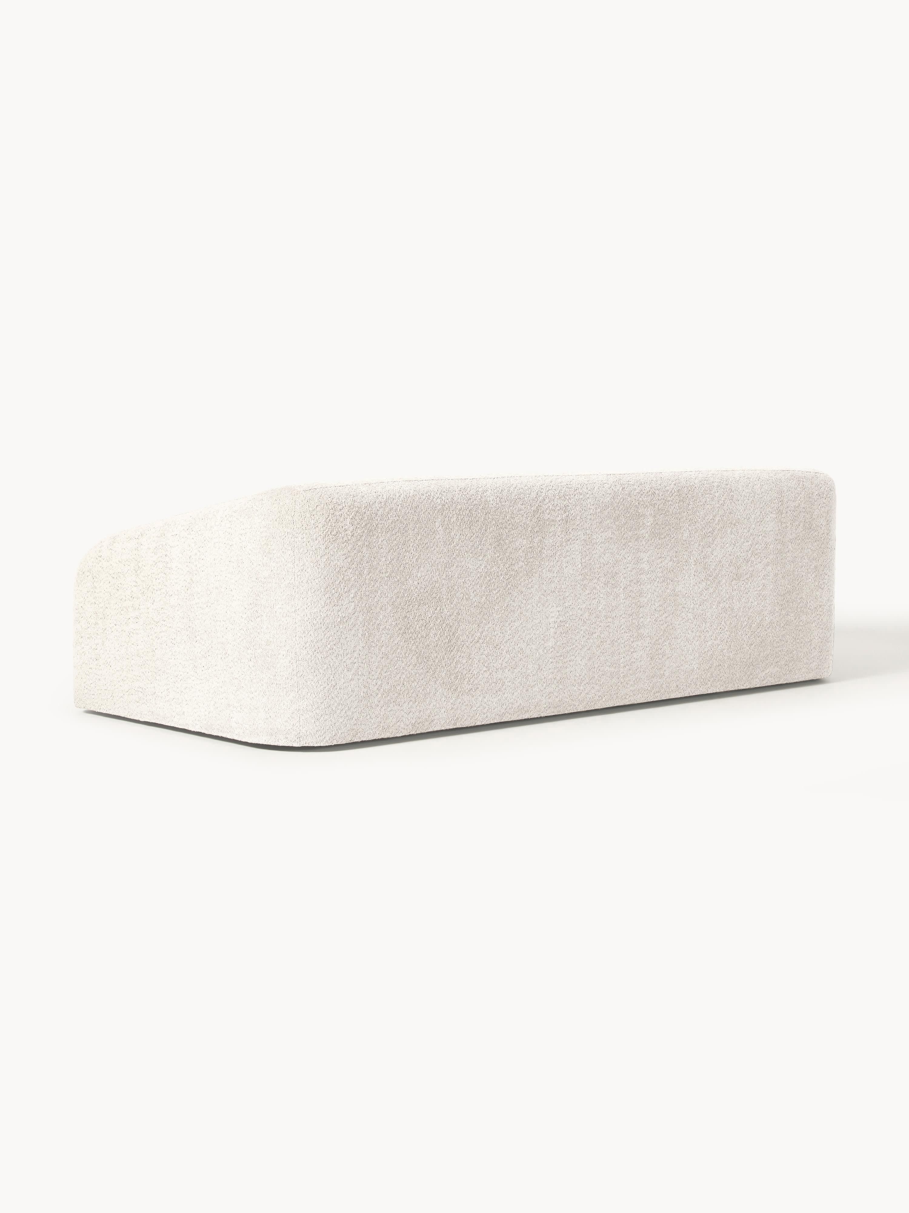 Schlafsofa Eliot (3-Sitzer) aus Teddy-Bouclé