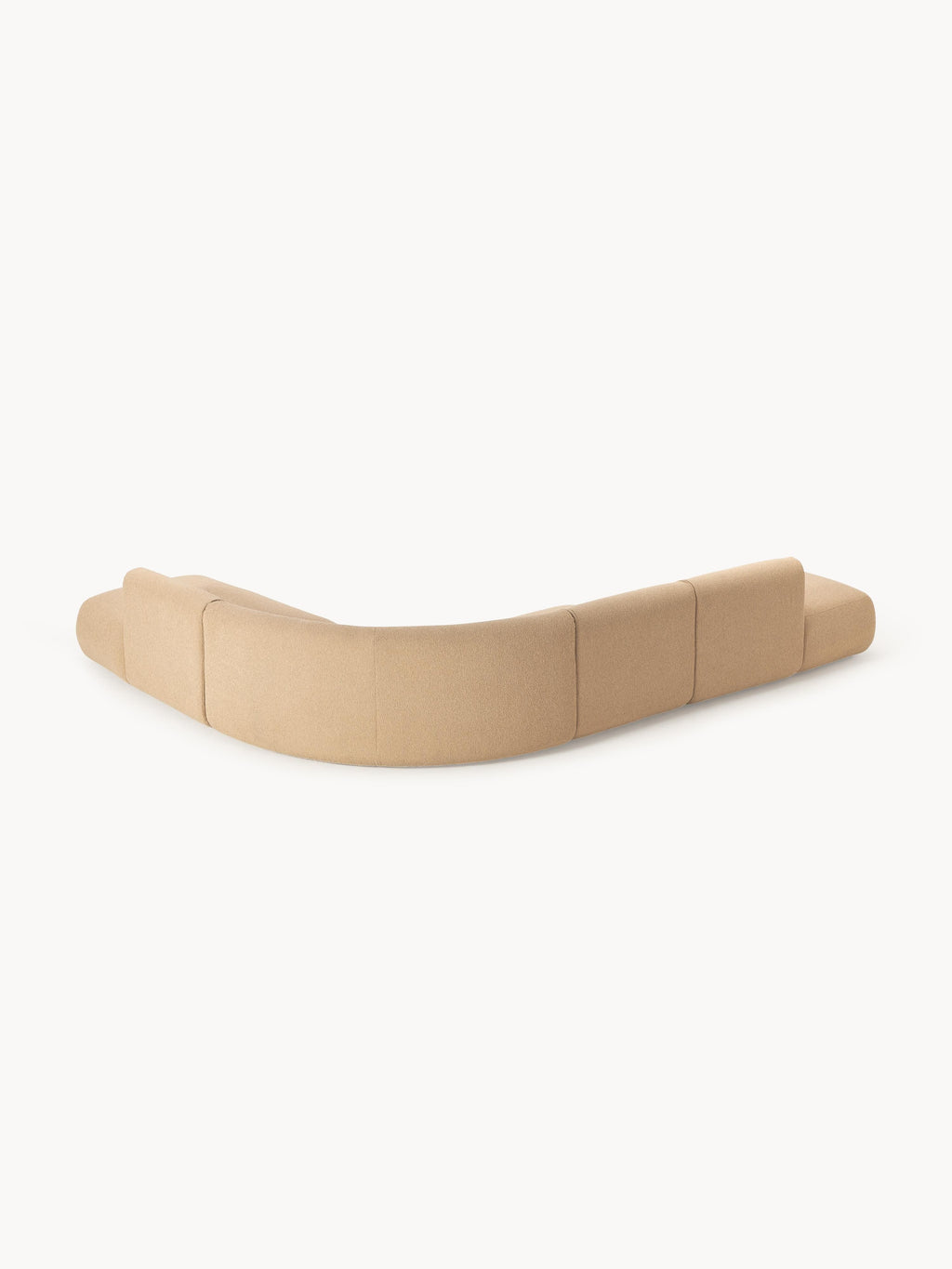 Modulares Bouclé-Ecksofa Sofia (4-Sitzer)